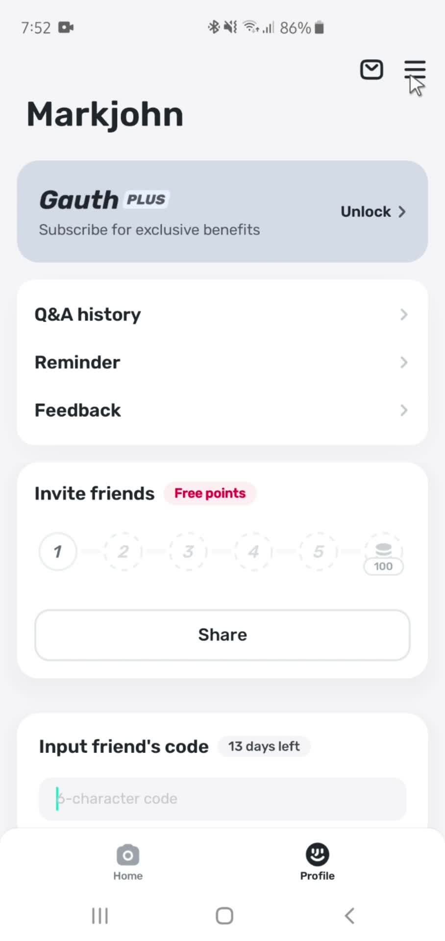 Choosing a tag screenshot