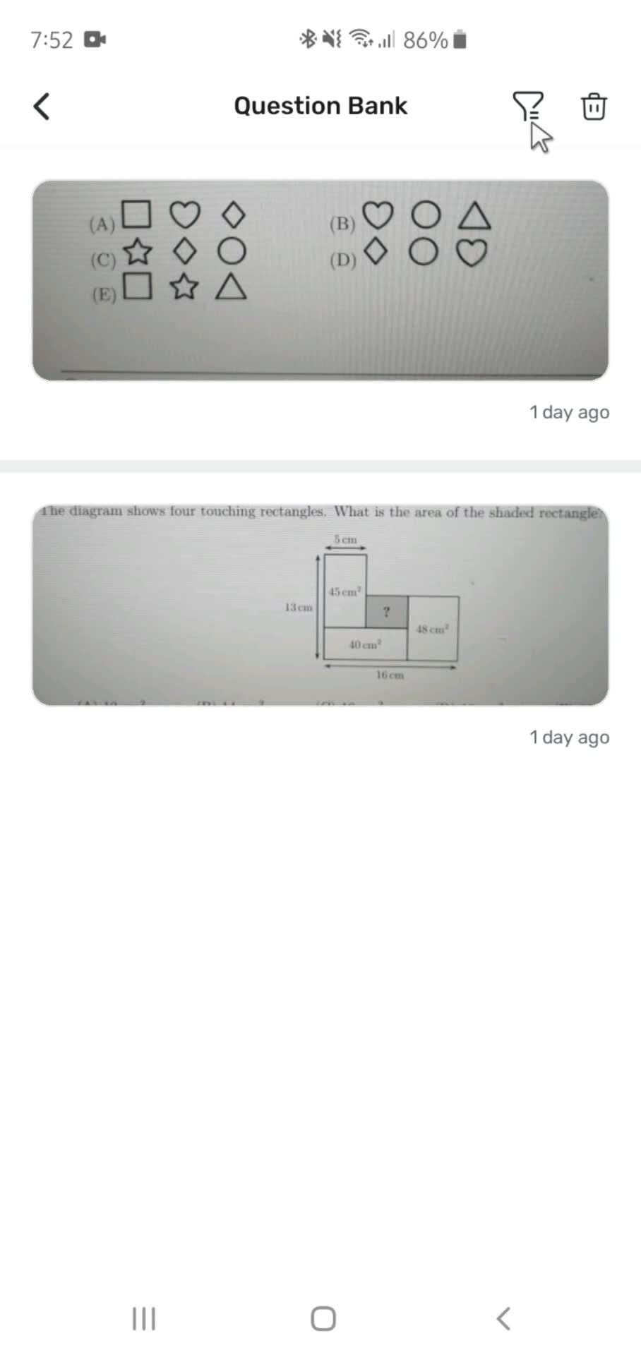Choosing a tag screenshot