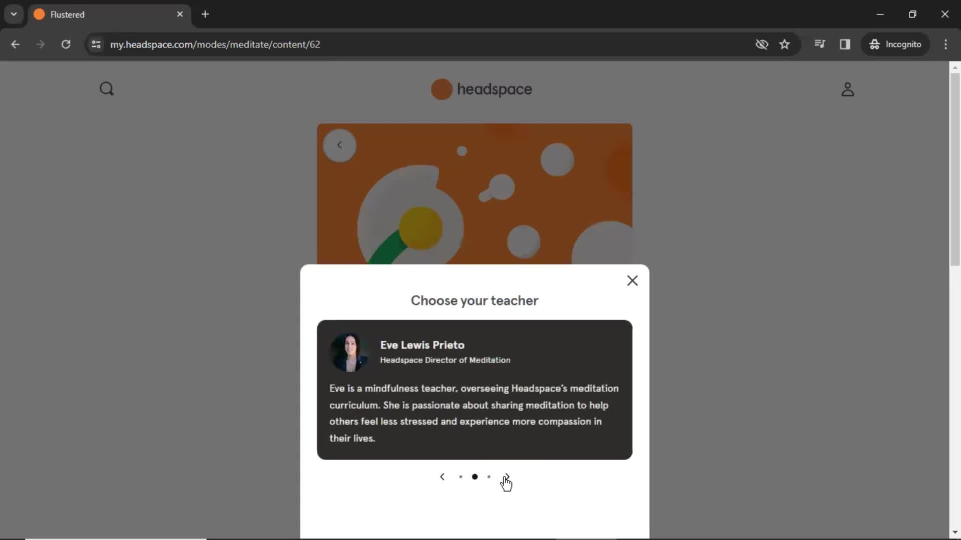 Choosing a teacher on Headspace video thumbnail