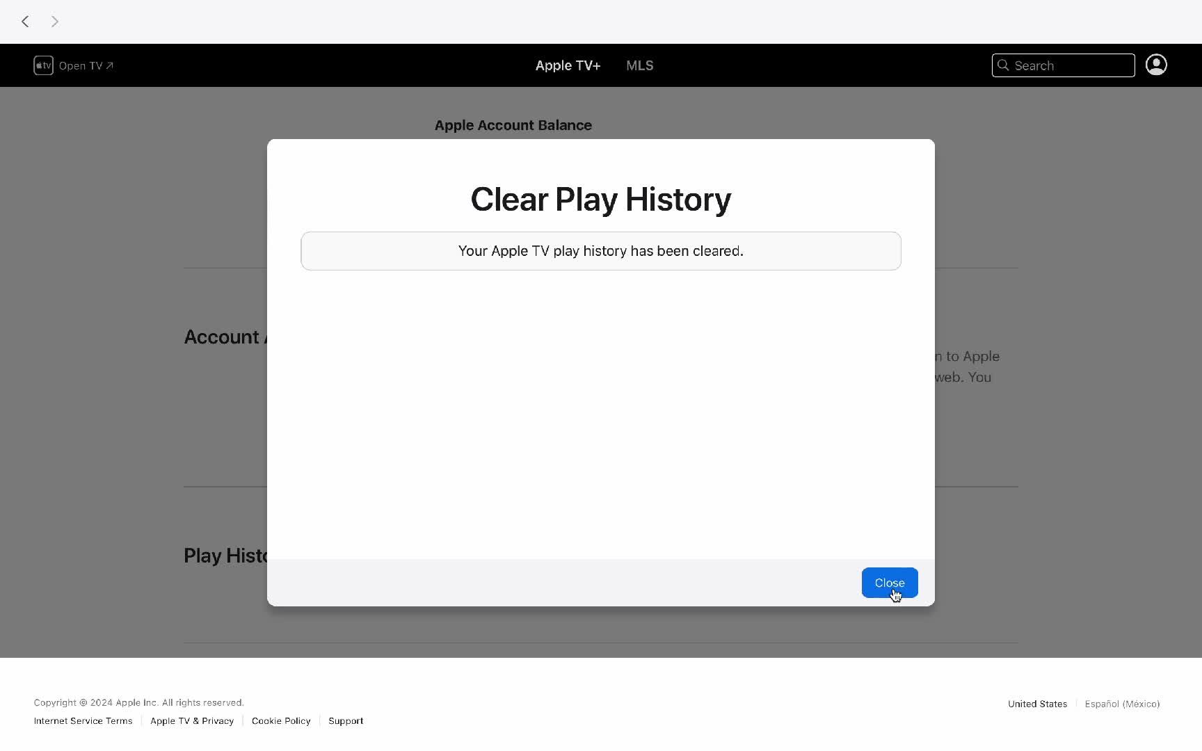 Clearing play history on Apple TV video thumbnail