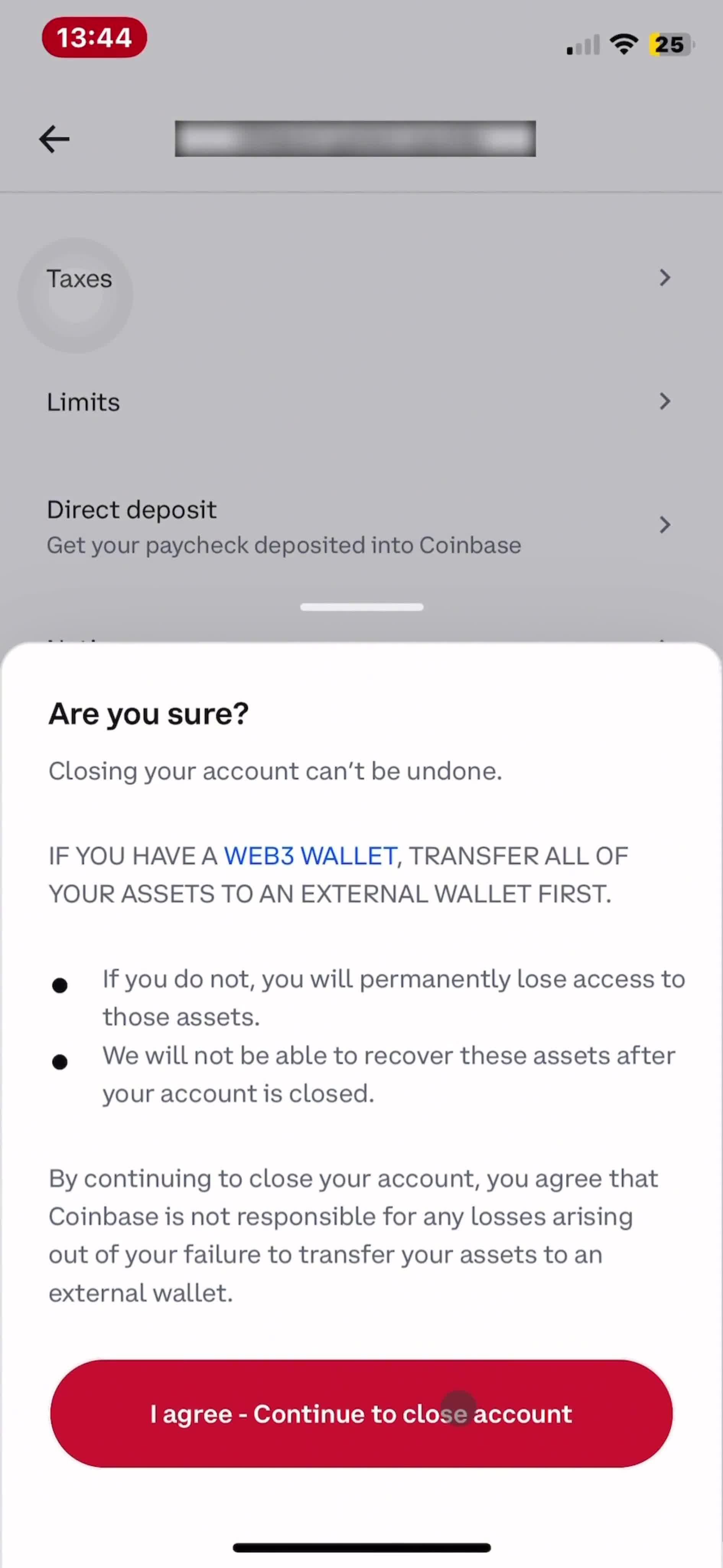 Closing your account on Coinbase video thumbnail