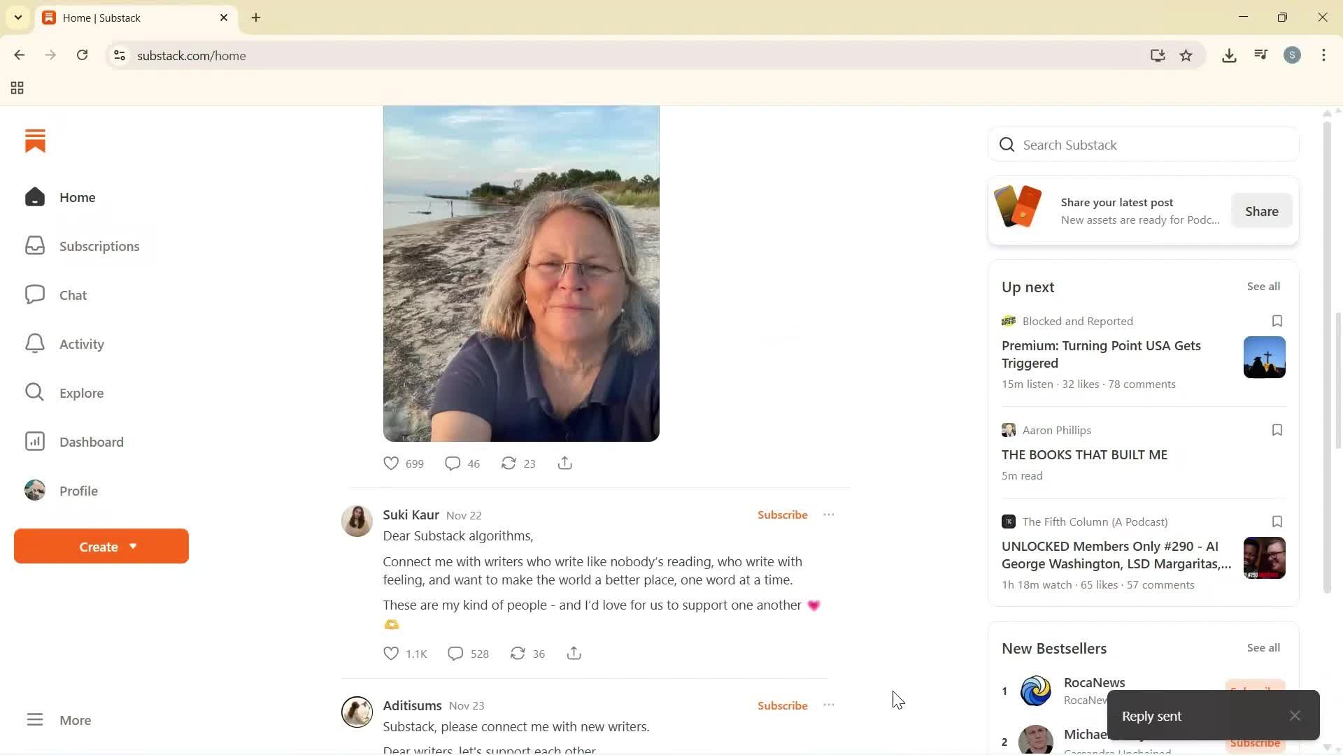 Commenting screenshot