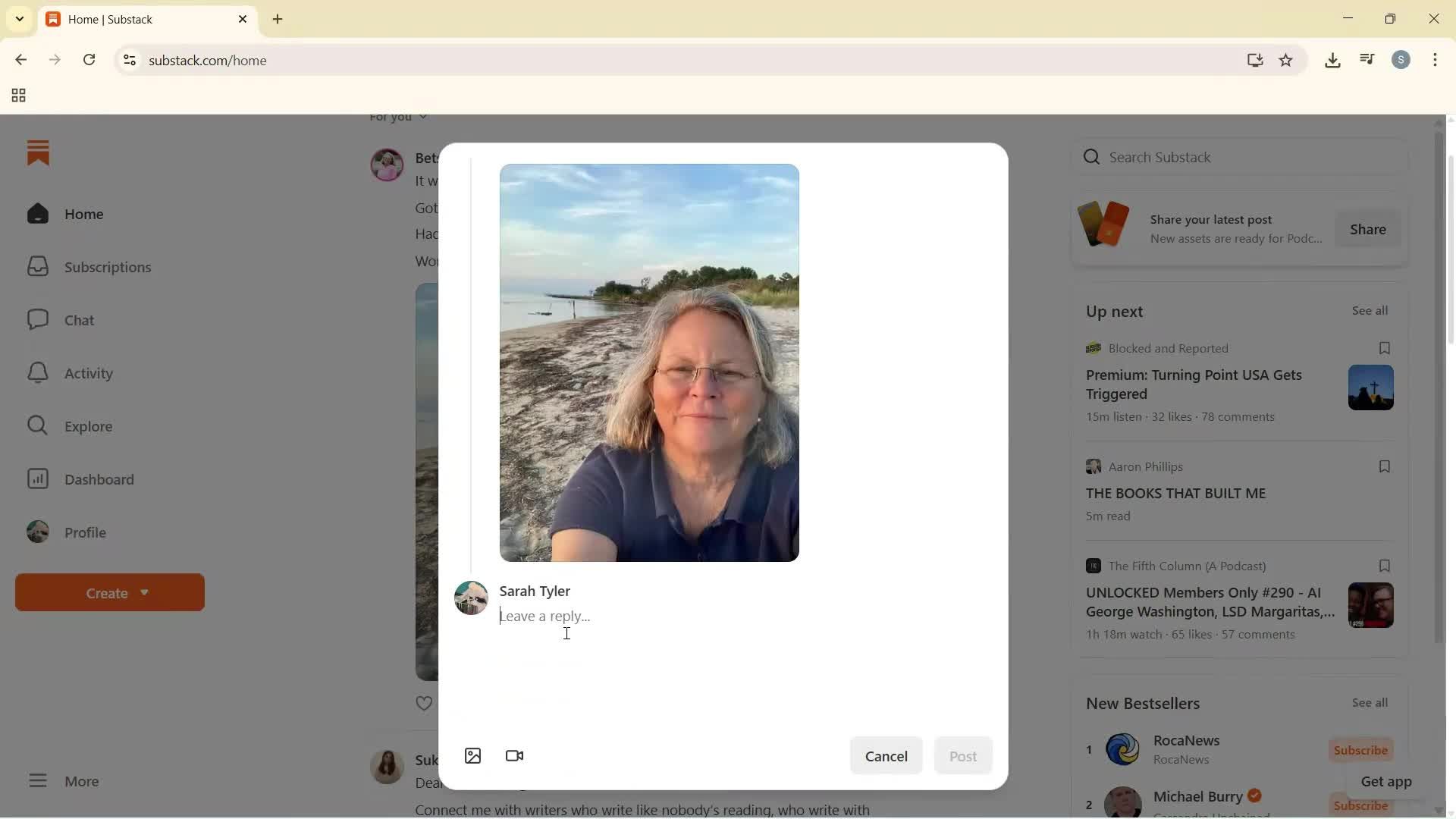 Commenting screenshot
