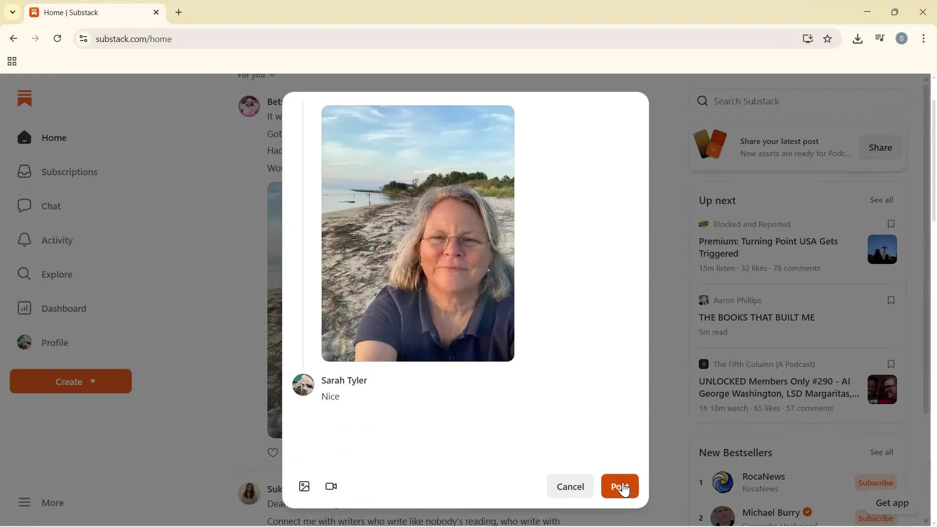 Commenting screenshot