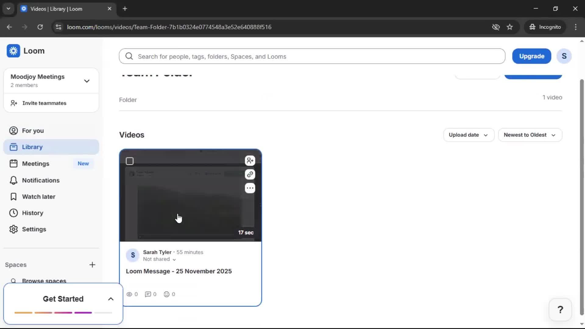 Commenting on Loom video thumbnail