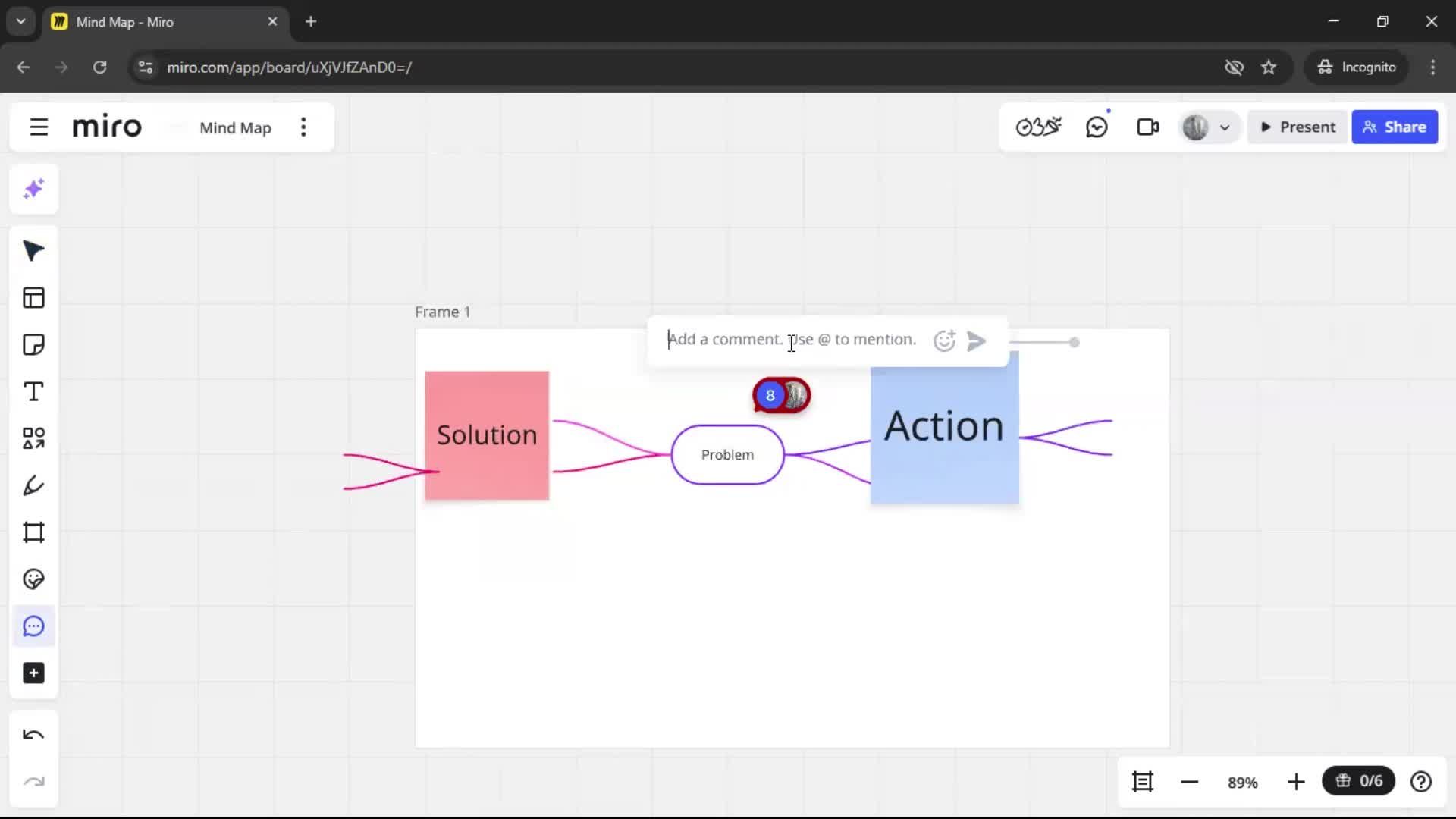 Commenting screenshot