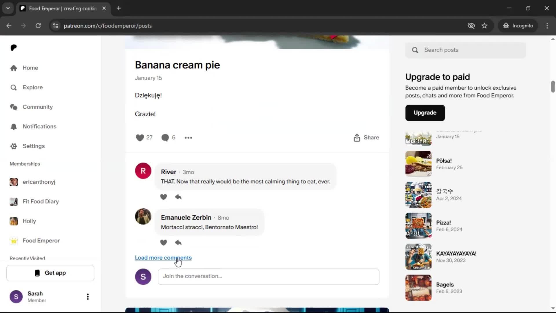 Commenting screenshot
