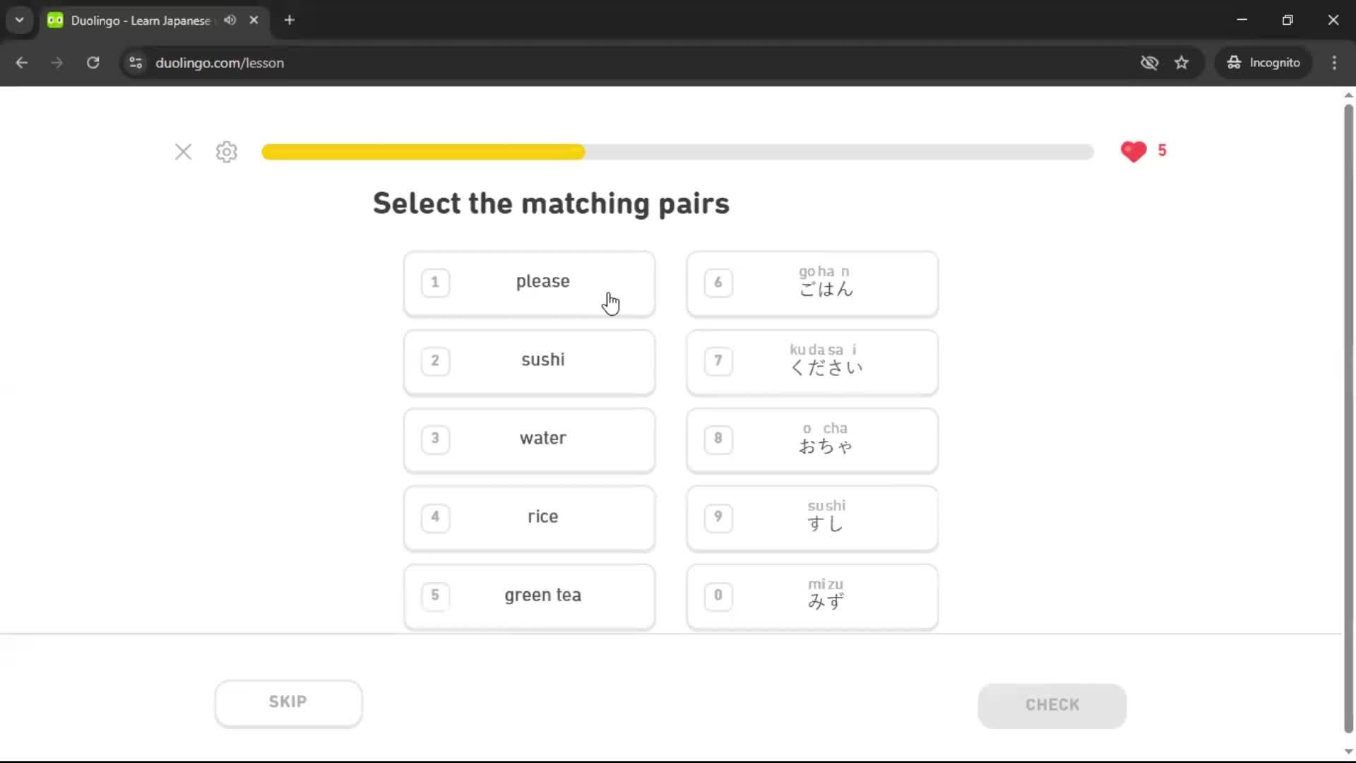 Completing a level screenshot