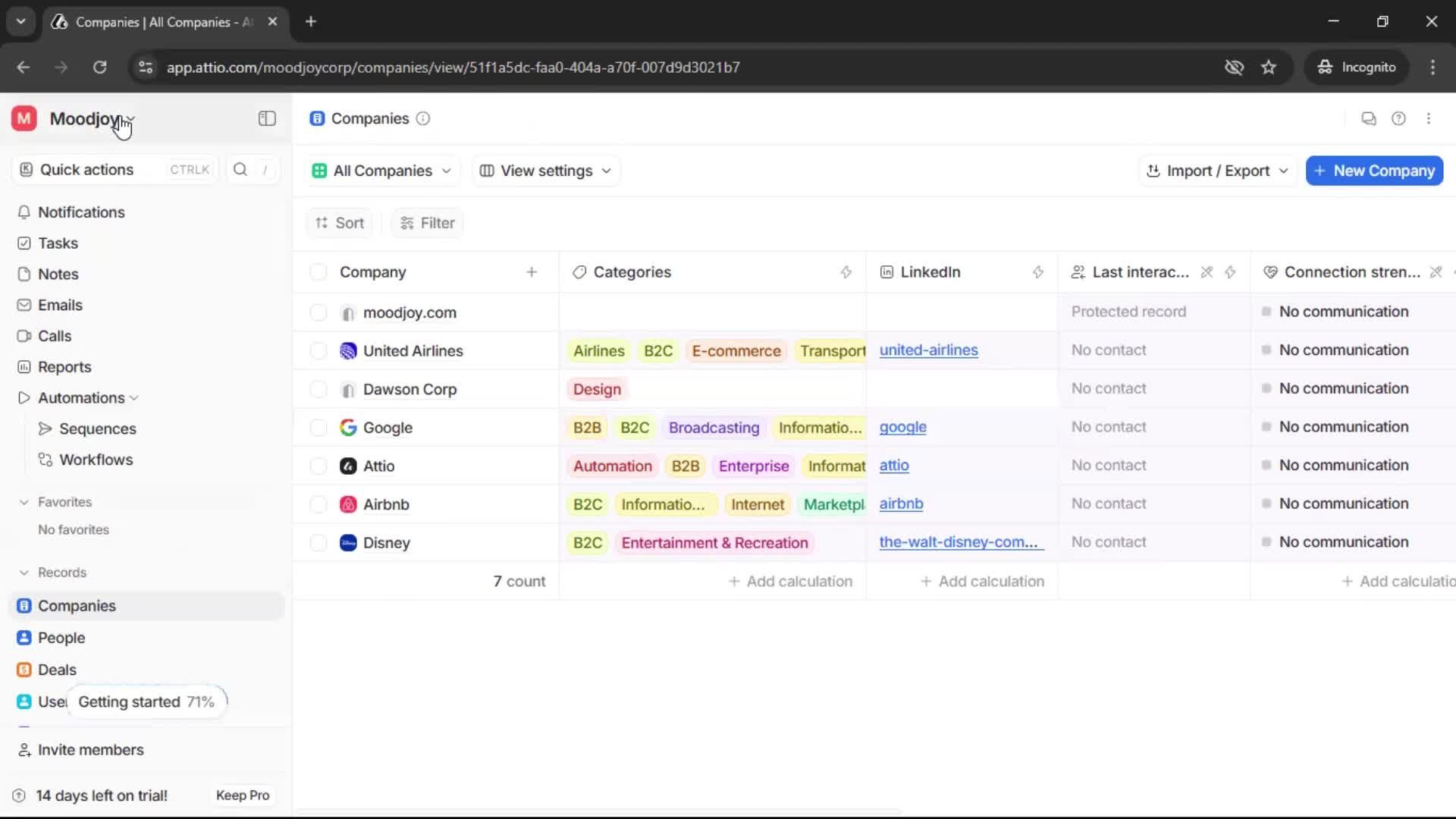 Connecting an integration on Attio video thumbnail