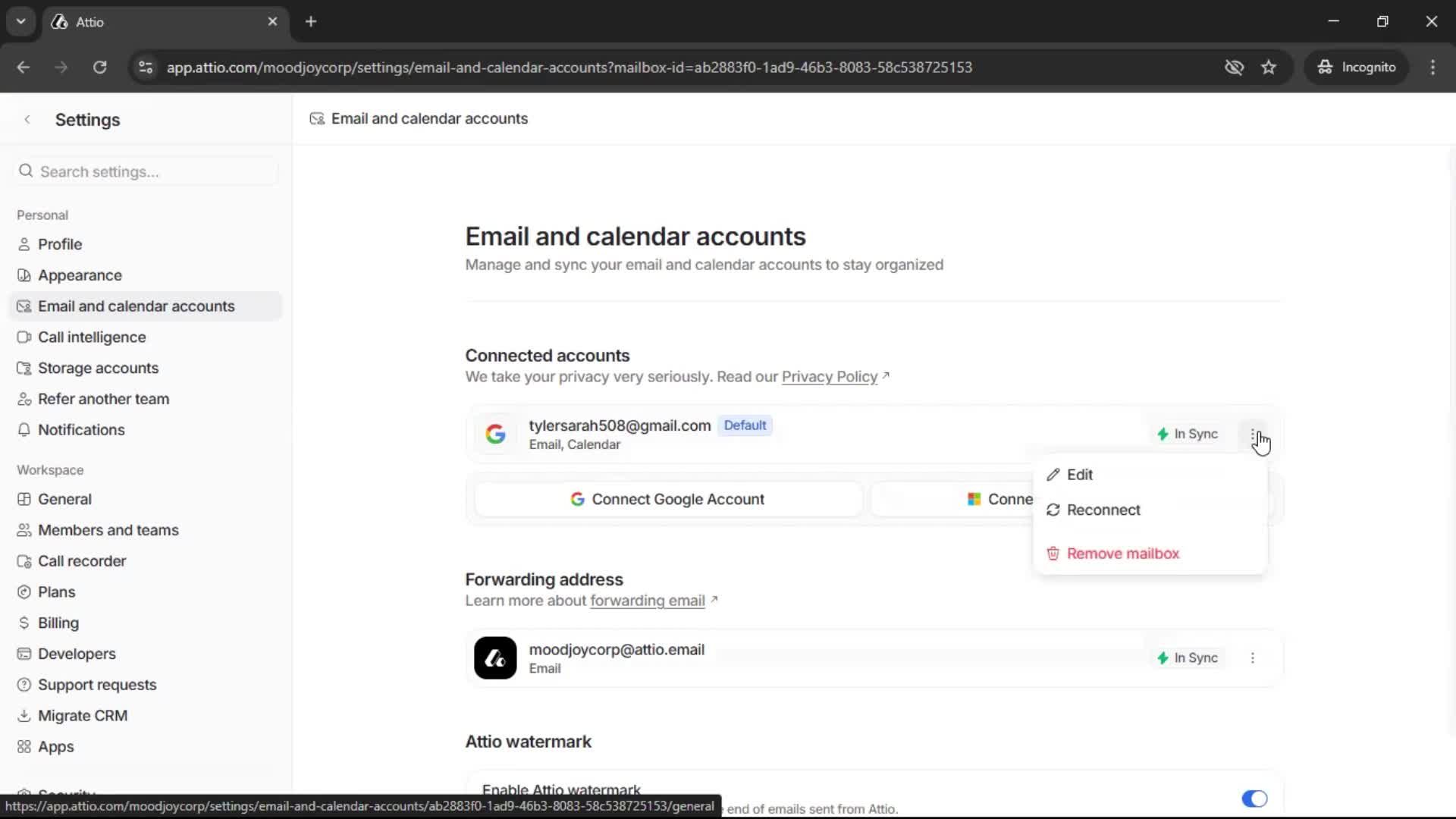 Connecting an integration on Attio video thumbnail