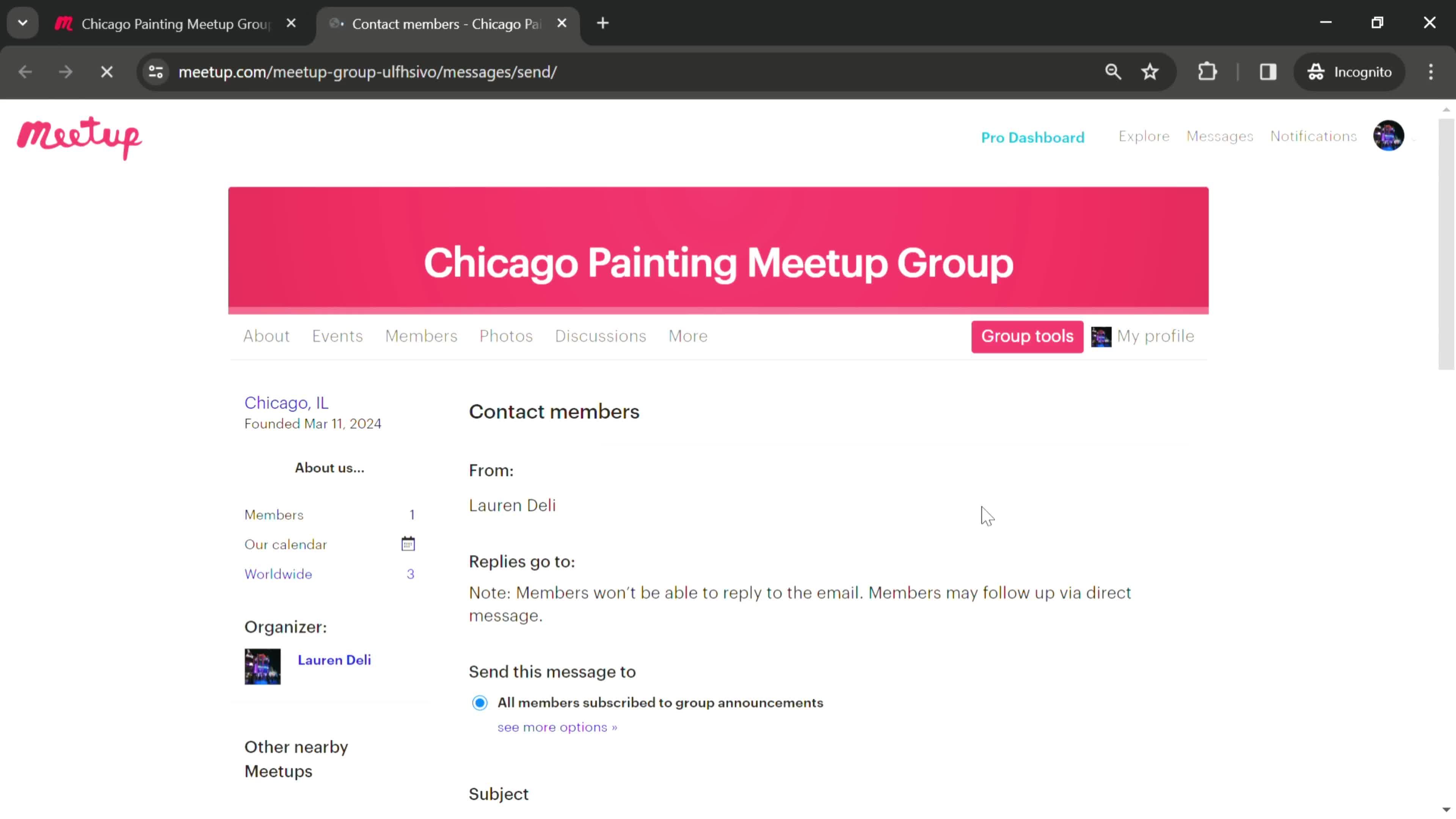 Contacting members on Meetup video thumbnail