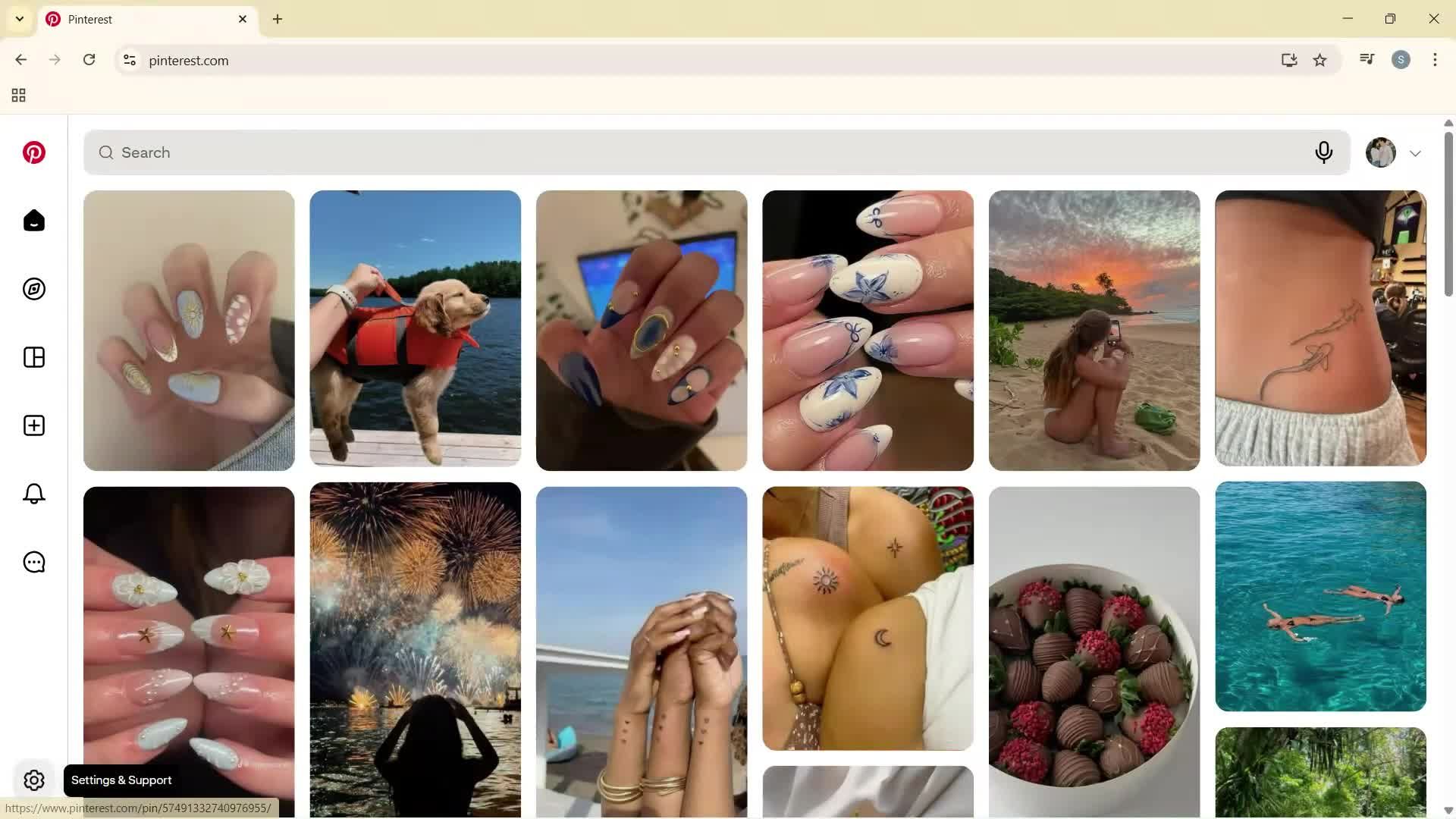 Creating a business profile screenshot
