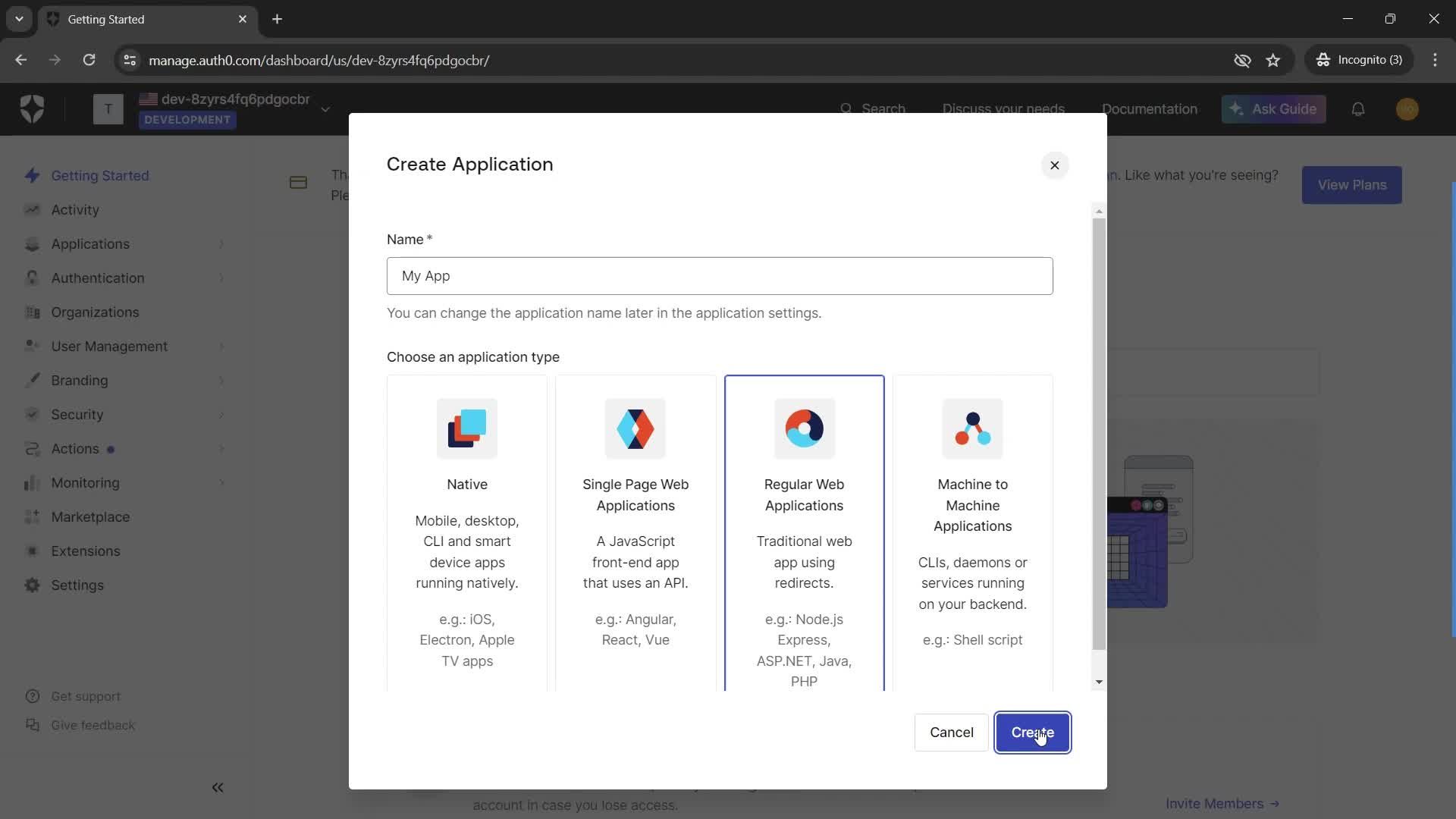 Creating an application screenshot