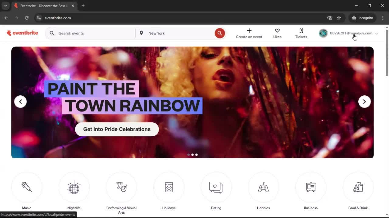 Creating an email campaign screenshot