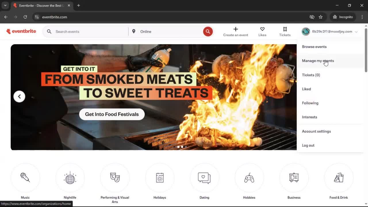 Creating promo codes screenshot