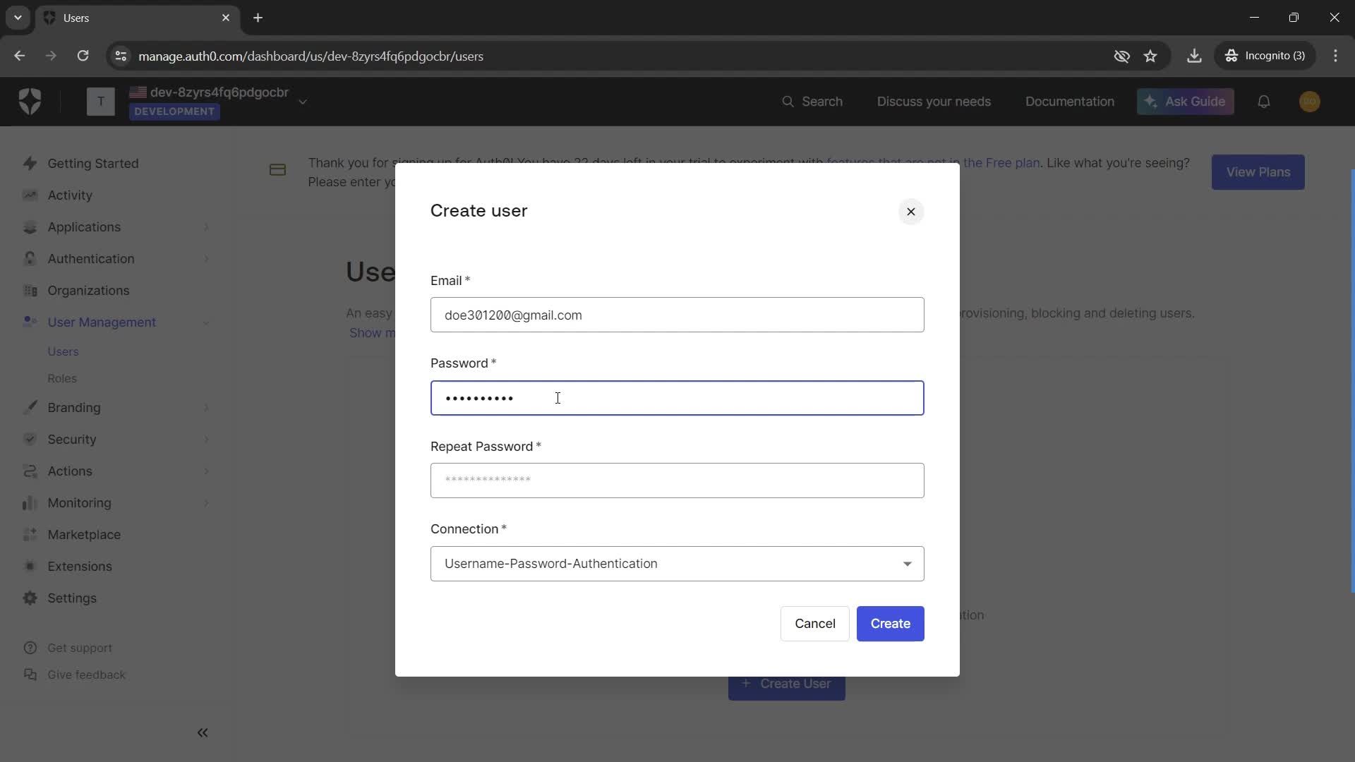 Adding a user screenshot