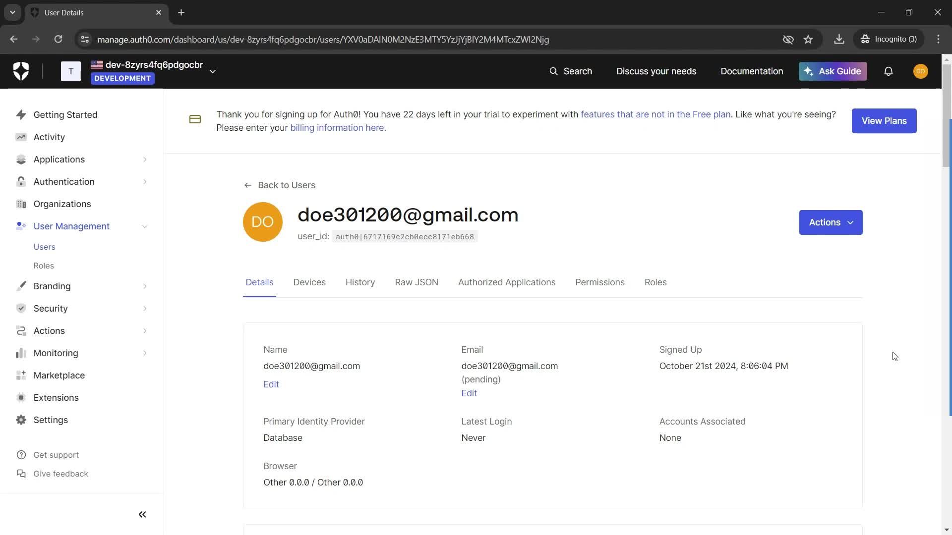 Adding a user screenshot