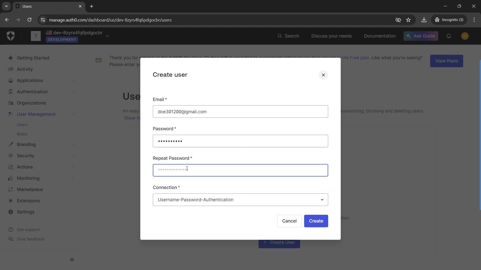 Adding a user screenshot