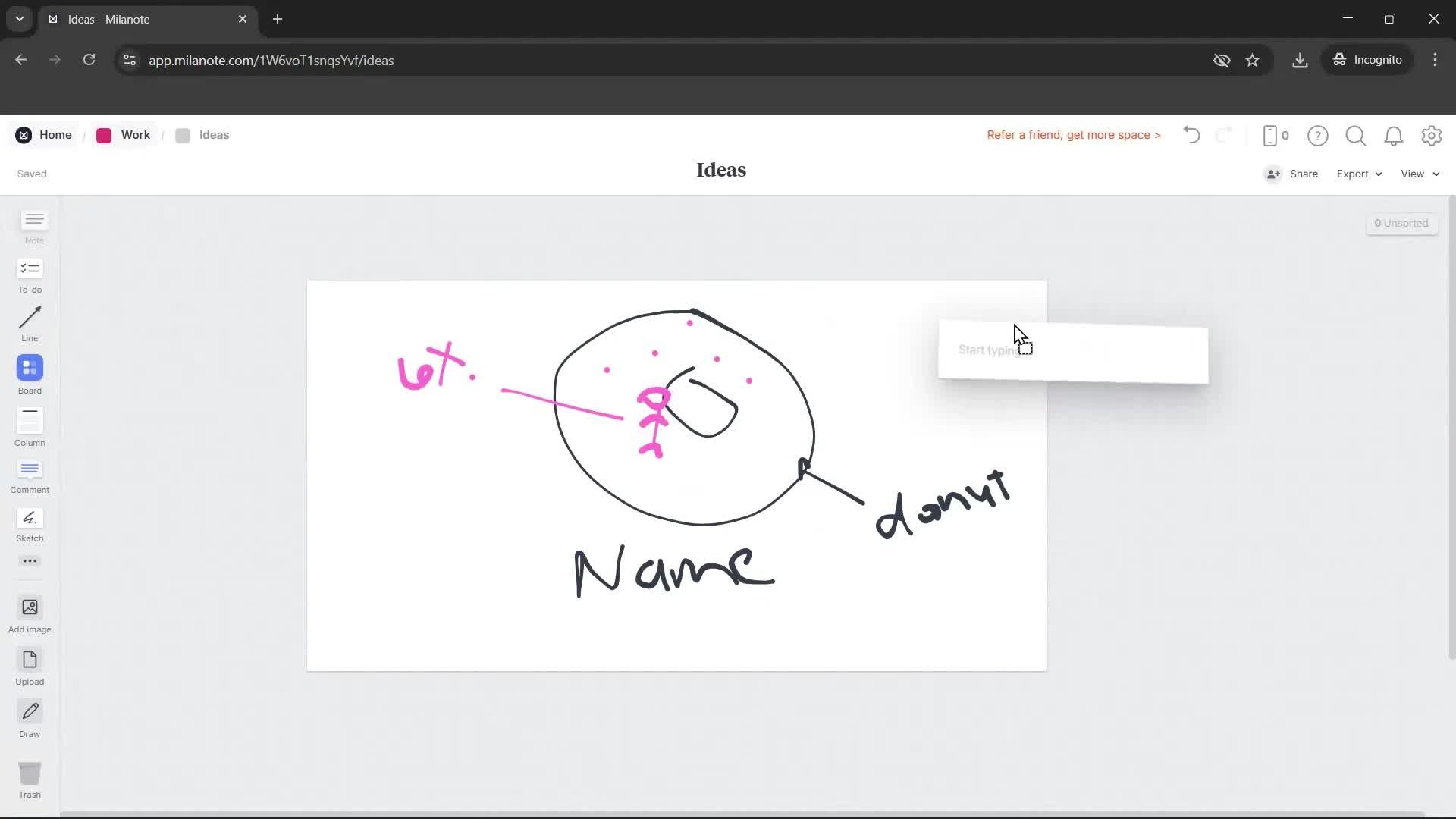 Creating a board screenshot