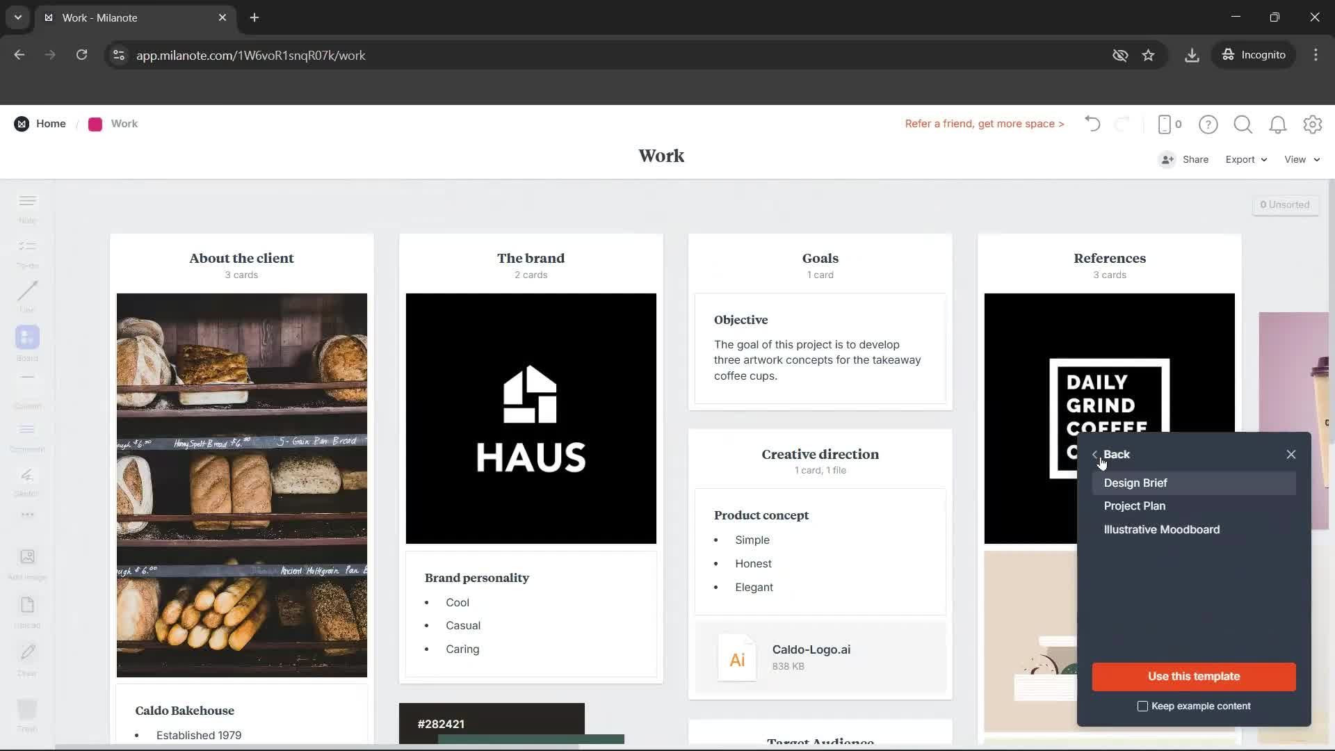 Creating a board screenshot