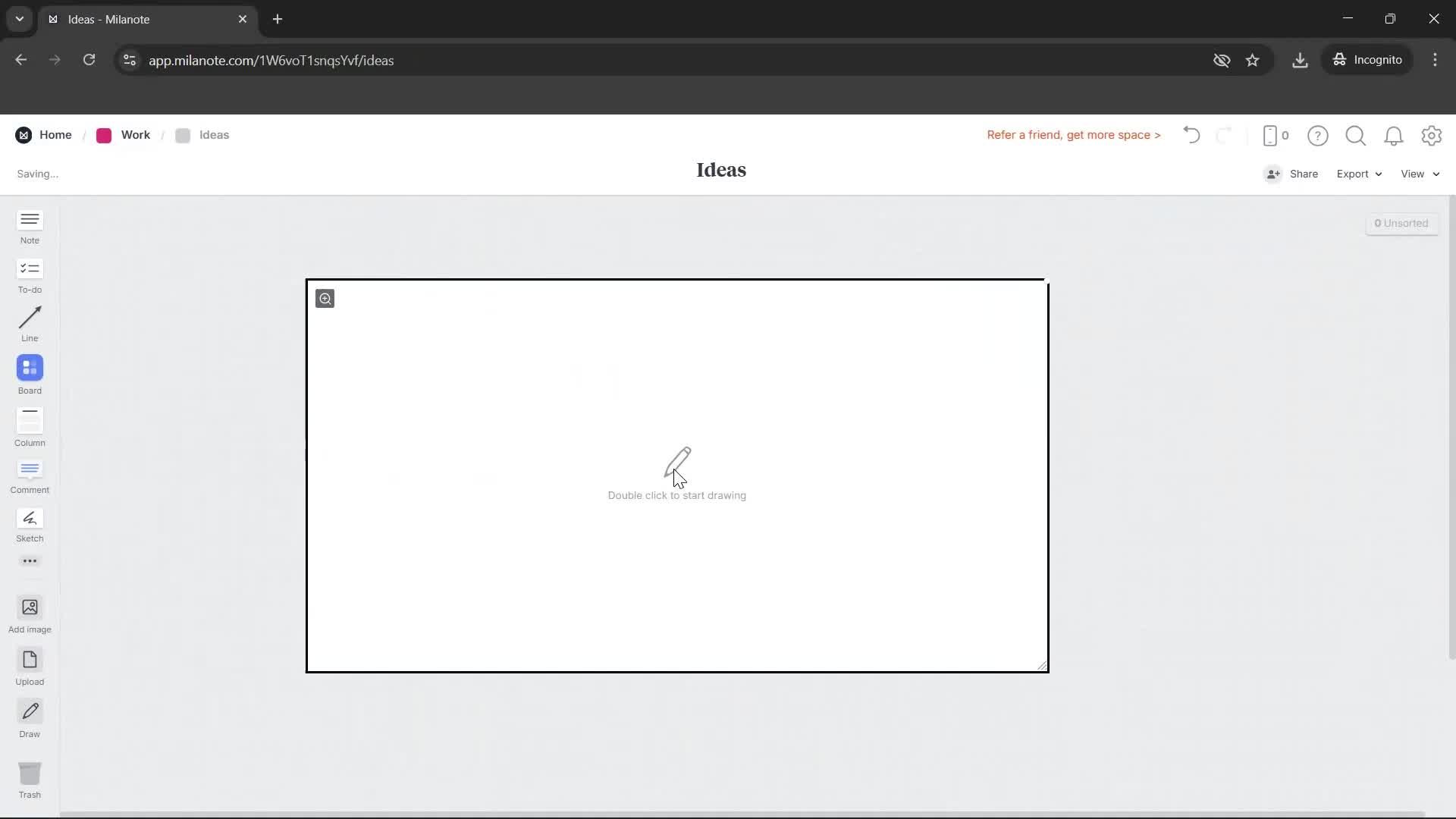 Creating a board screenshot