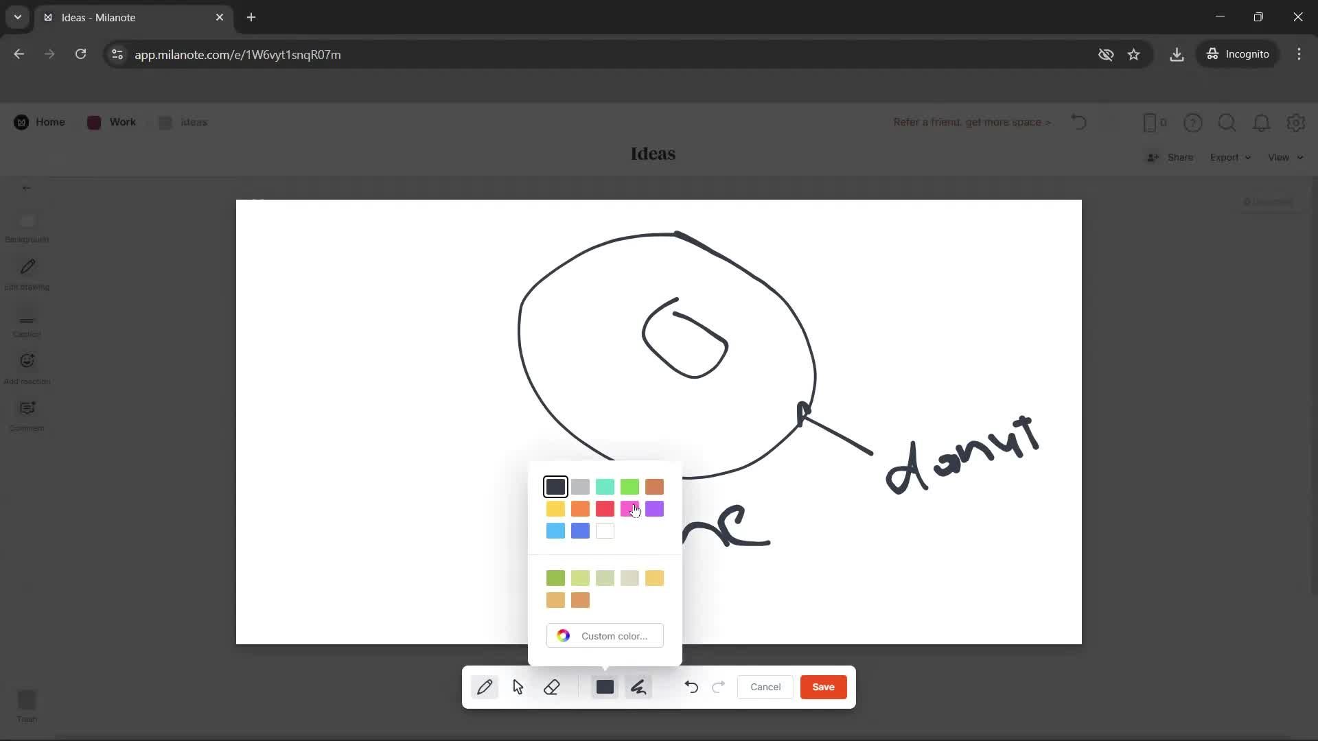 Creating a board screenshot