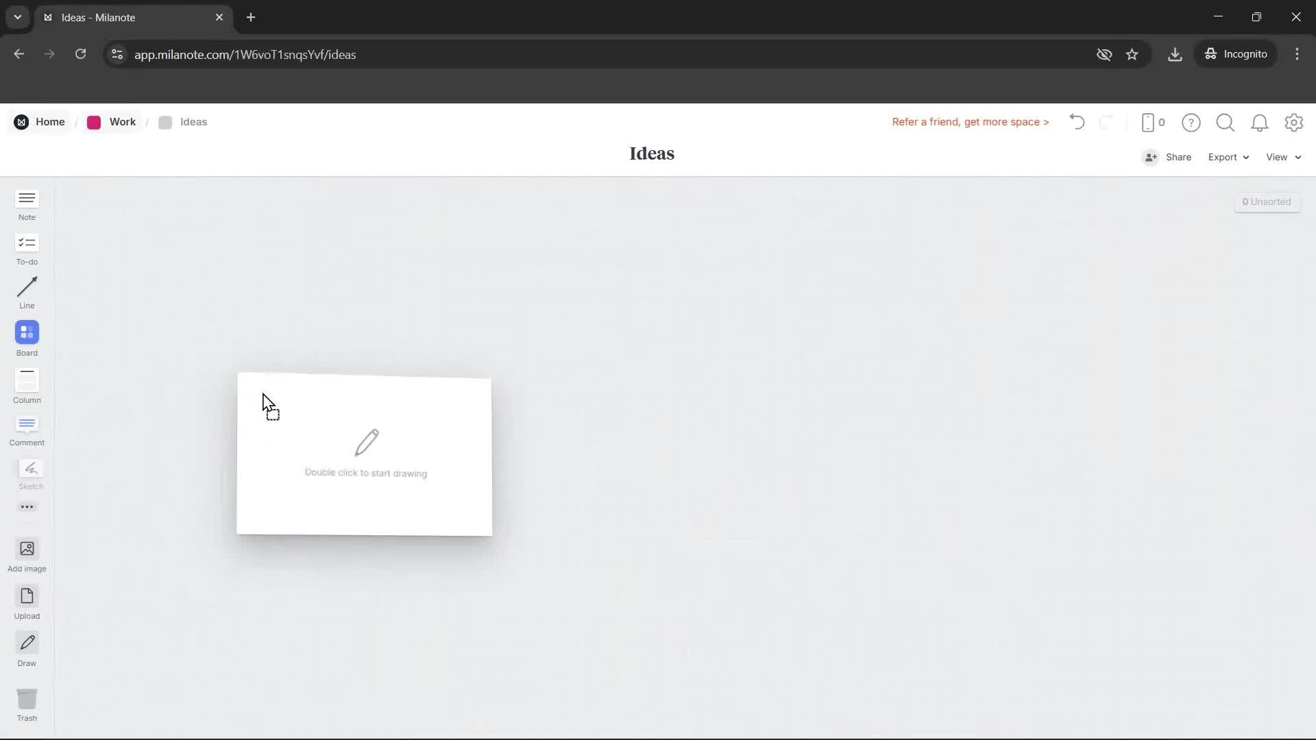 Creating a board screenshot