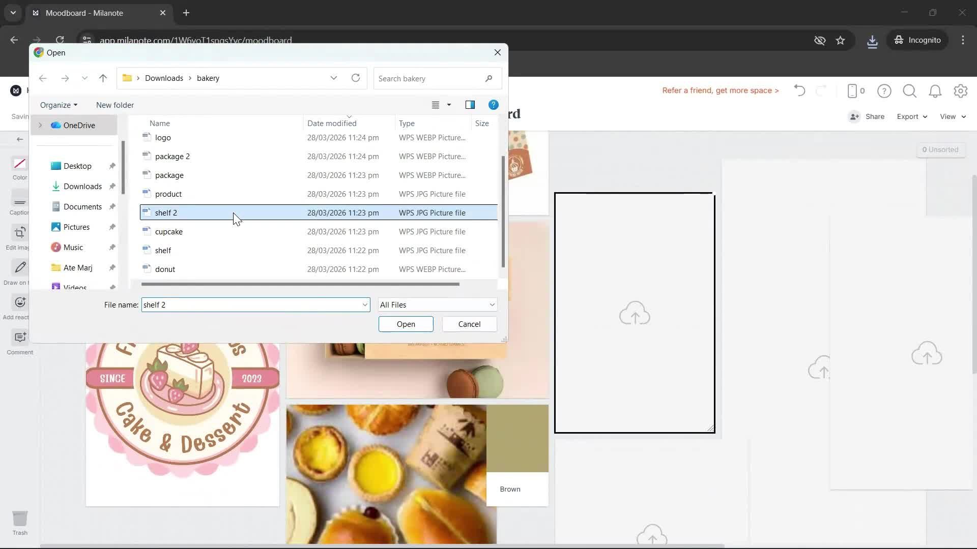 Creating a board screenshot