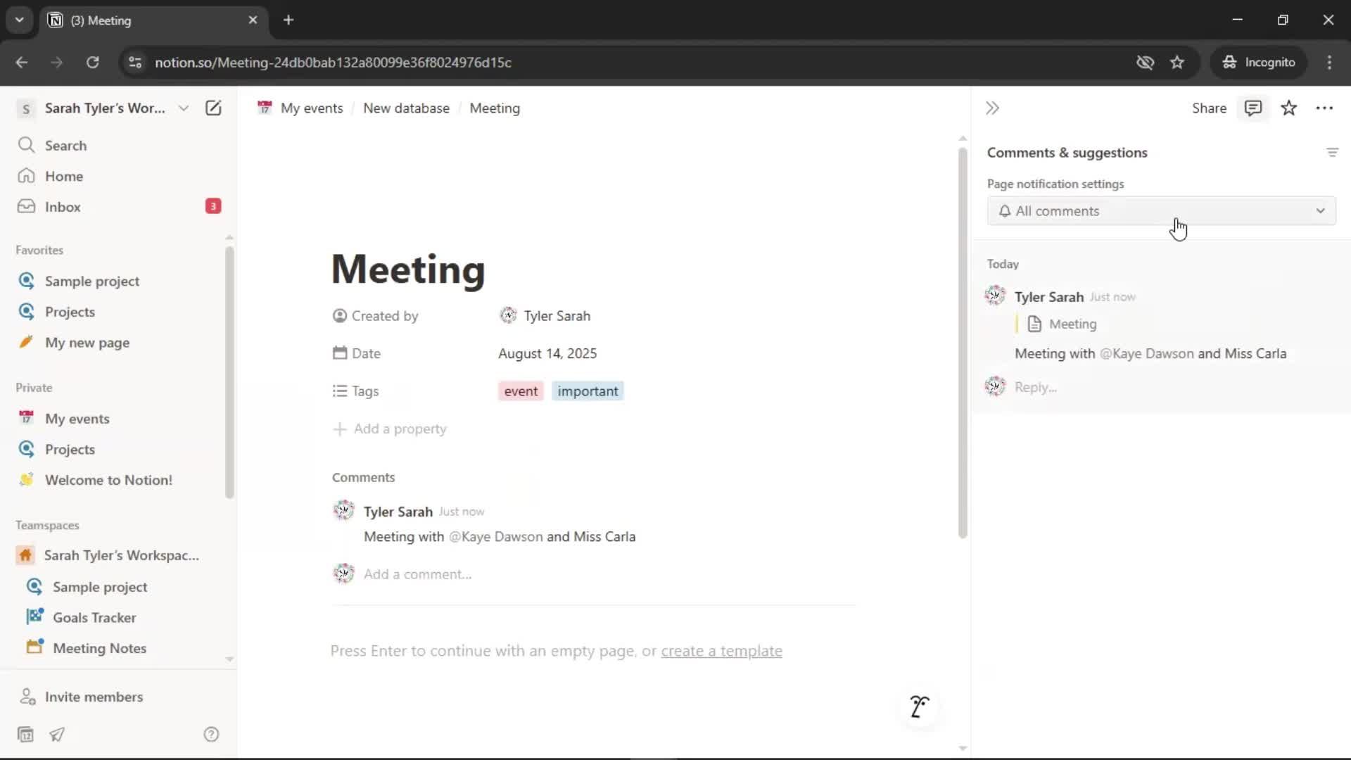 Creating a calendar screenshot