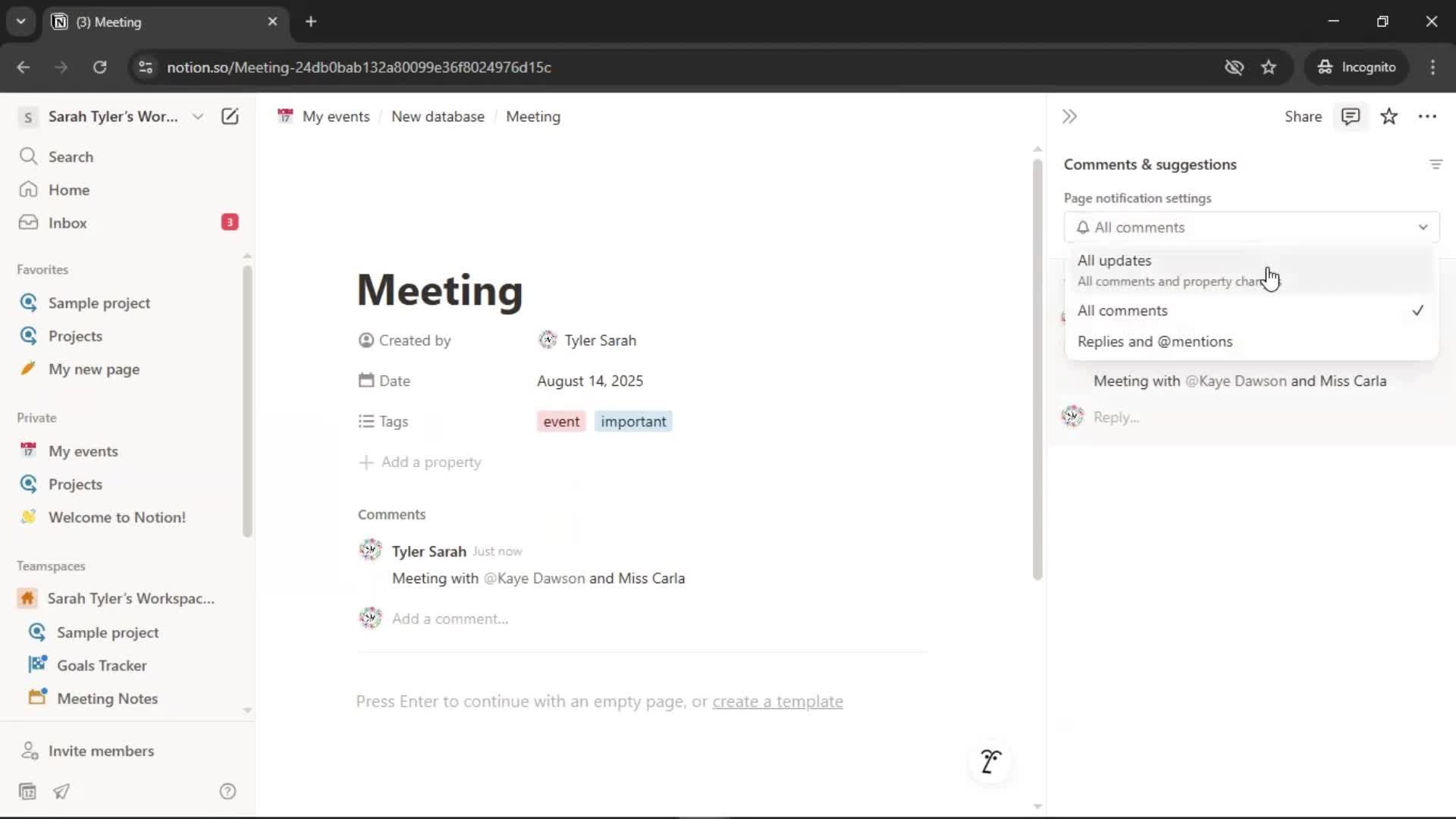 Creating a calendar screenshot