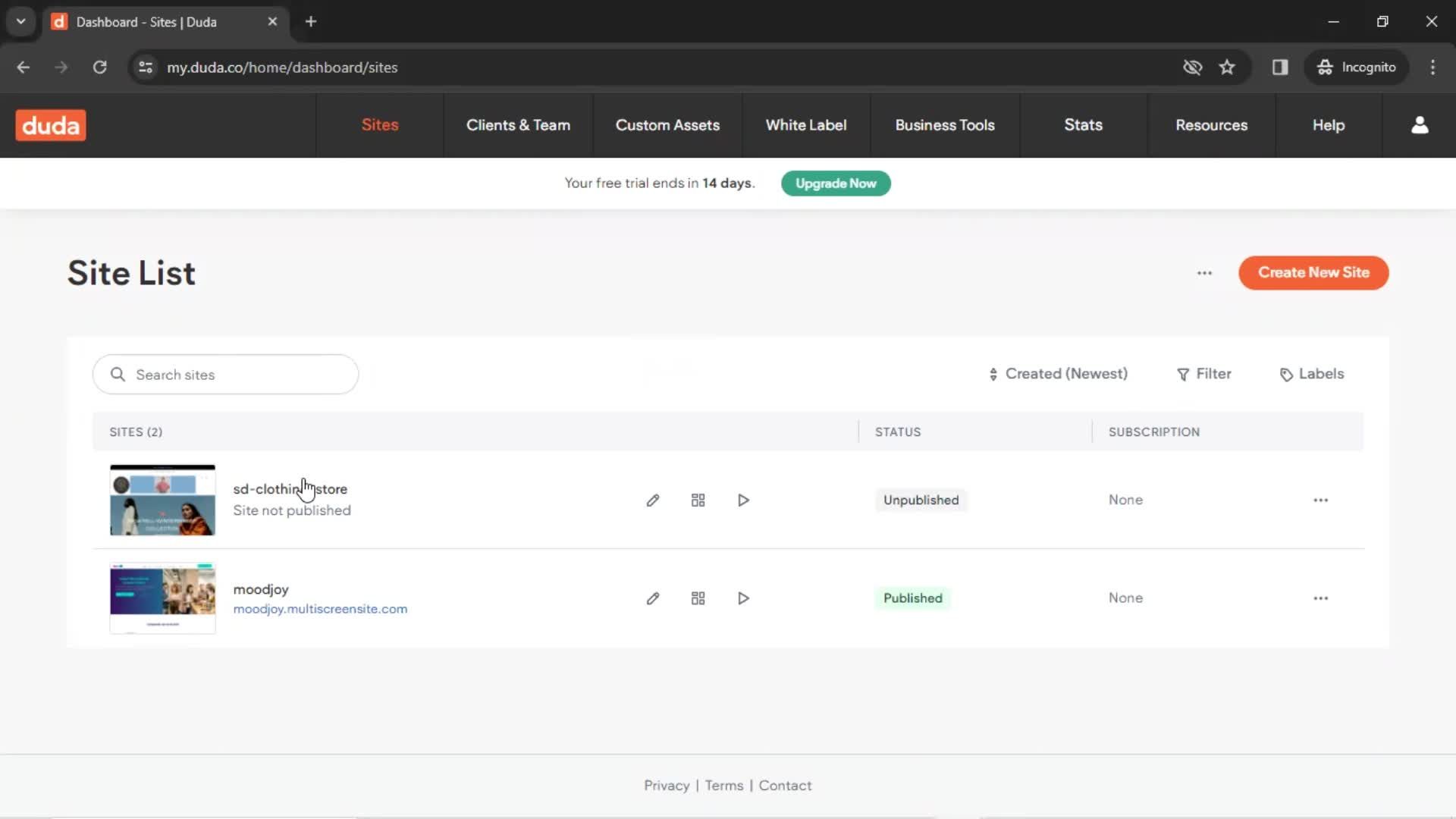 Creating a discount code on Duda video thumbnail