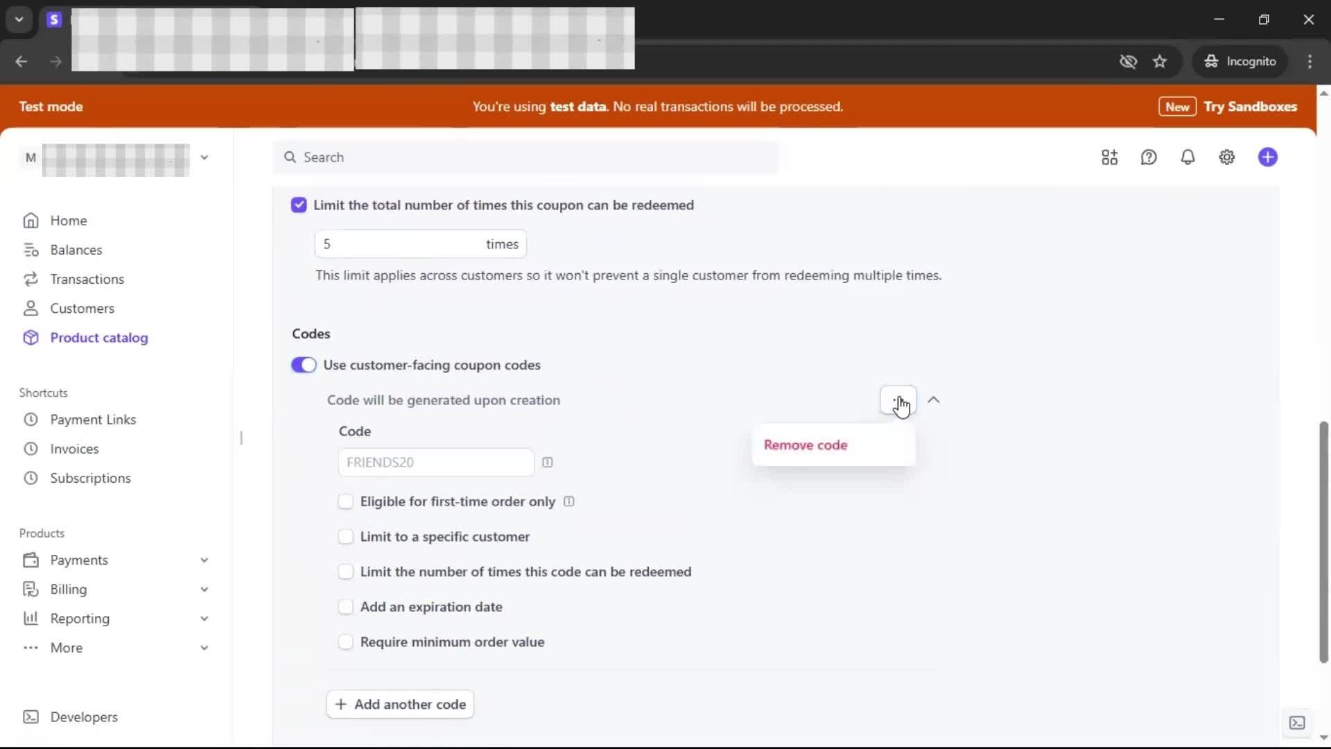 Creating a discount code on Stripe video thumbnail