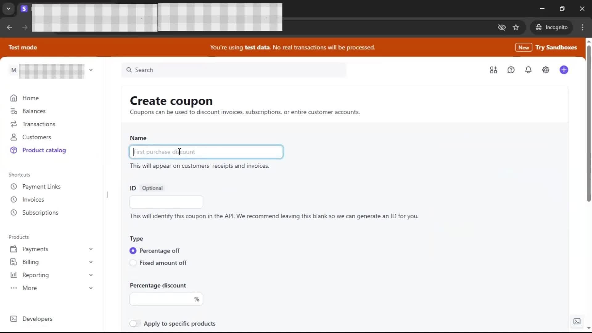 Creating a discount code on Stripe video thumbnail
