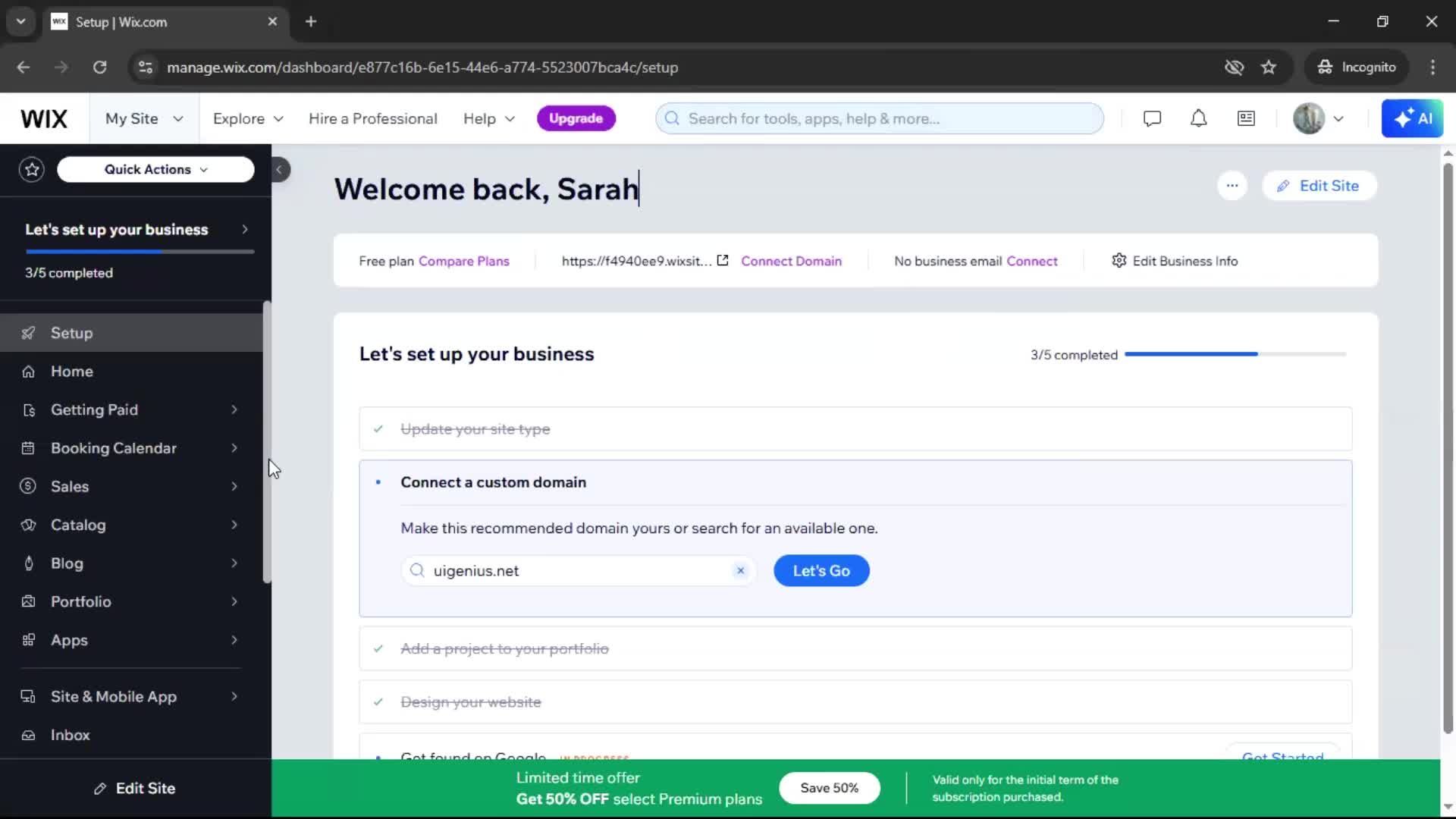 Creating a discount code on Wix video thumbnail