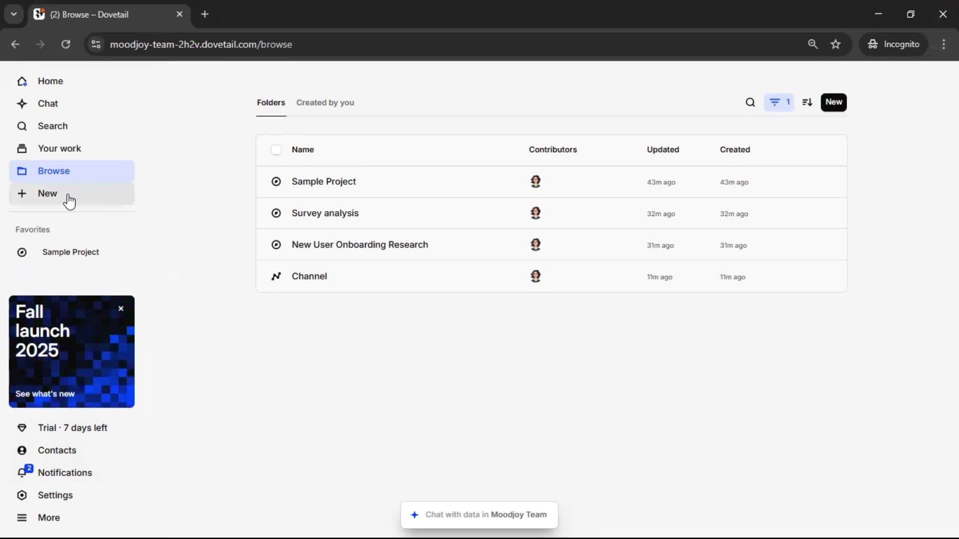 Creating a document on Dovetail video thumbnail