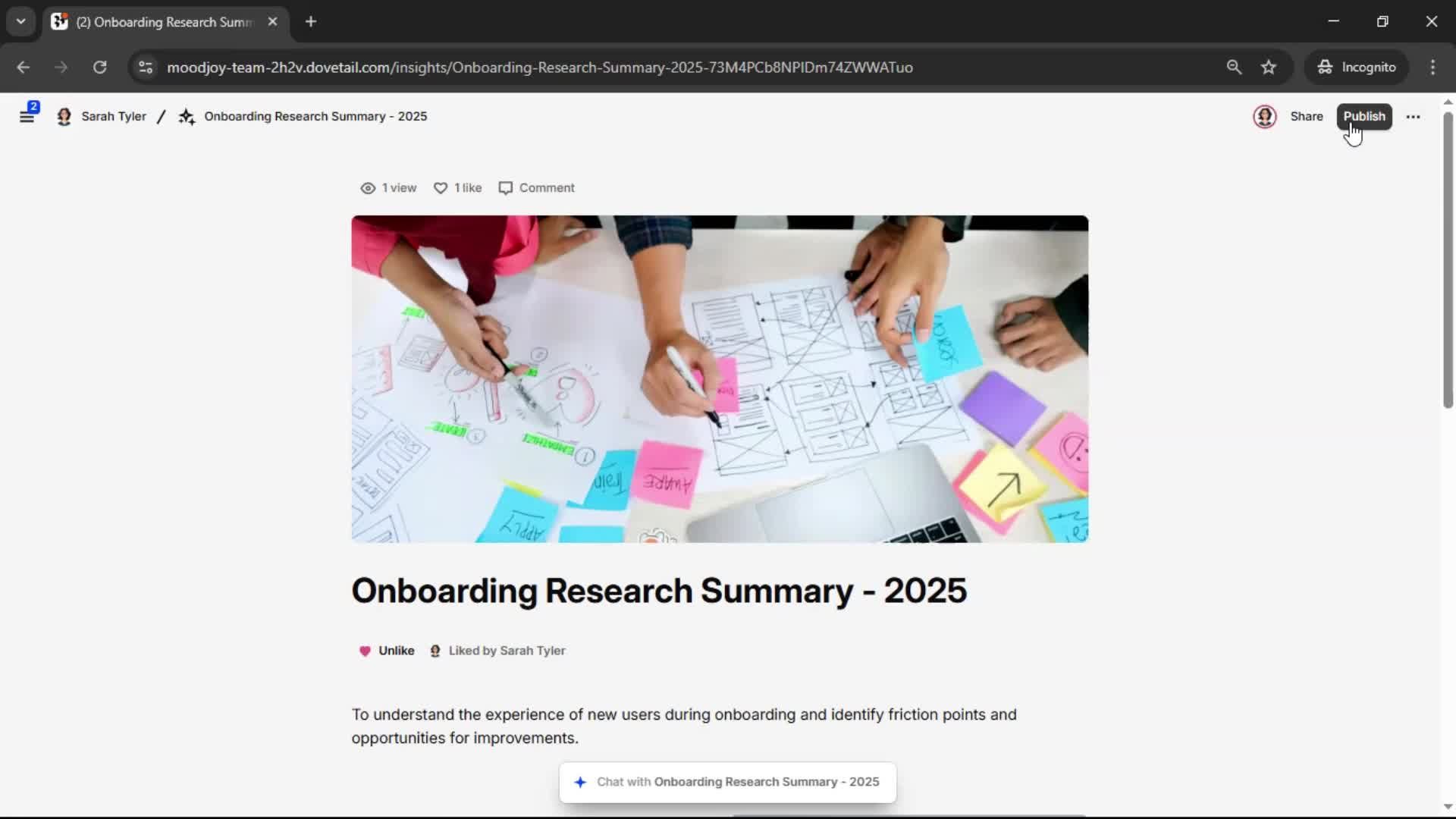 Creating a document screenshot