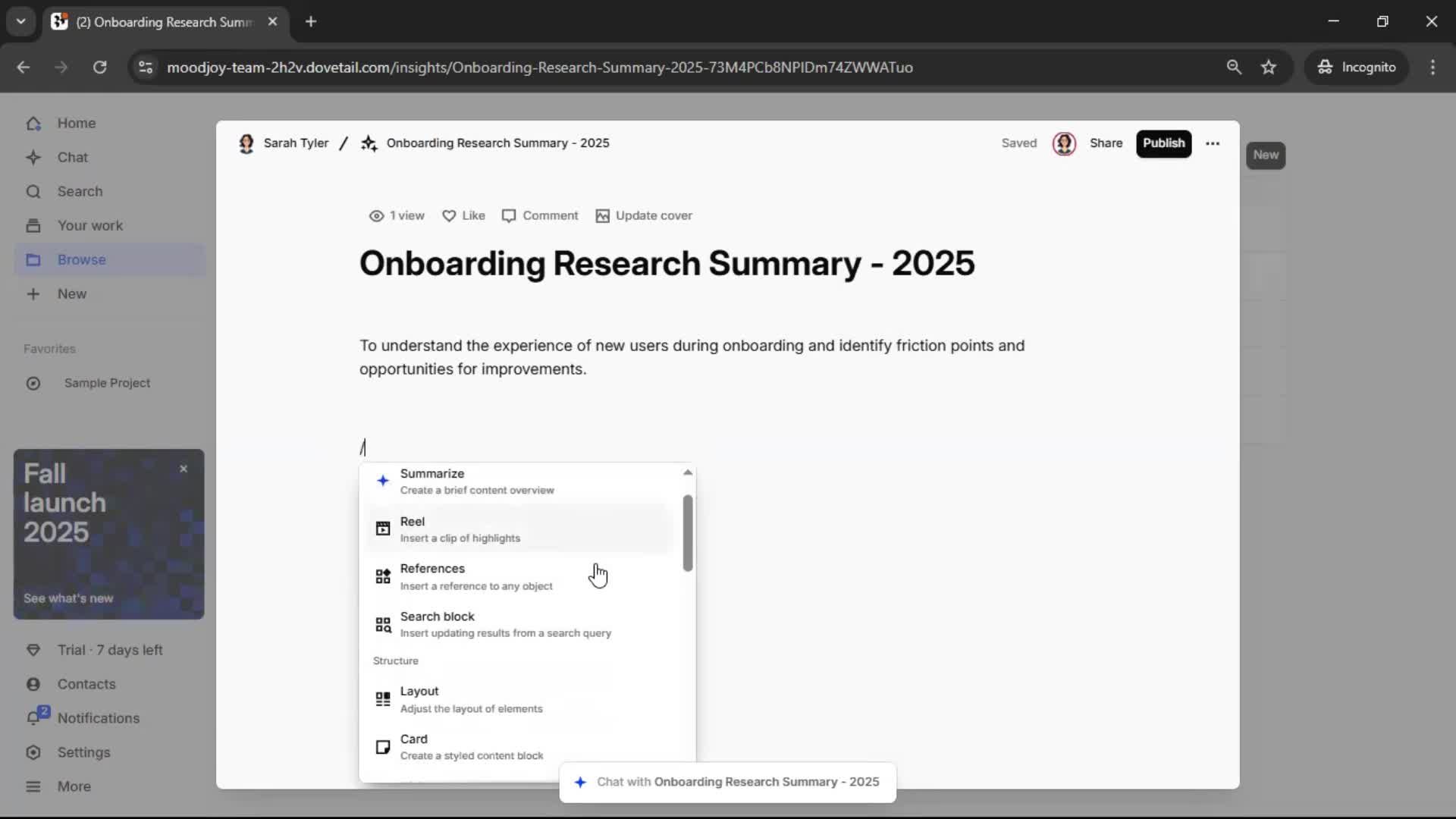 Creating a document screenshot