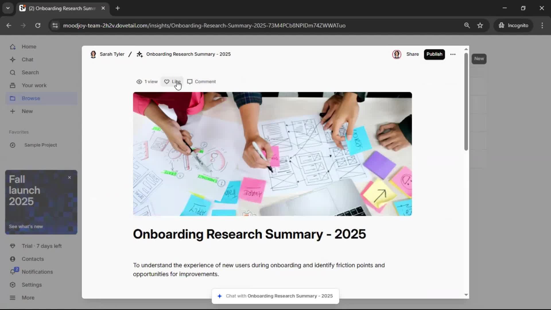 Creating a document screenshot