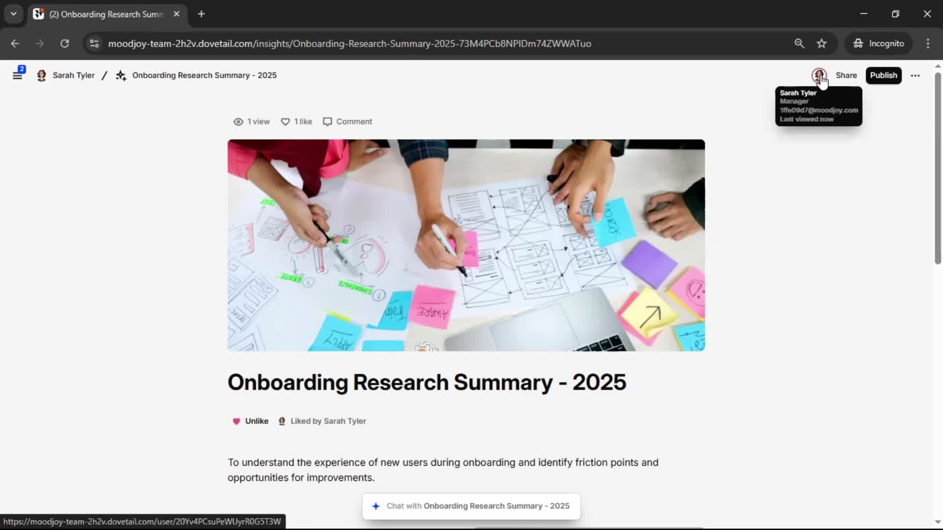 Creating a document screenshot