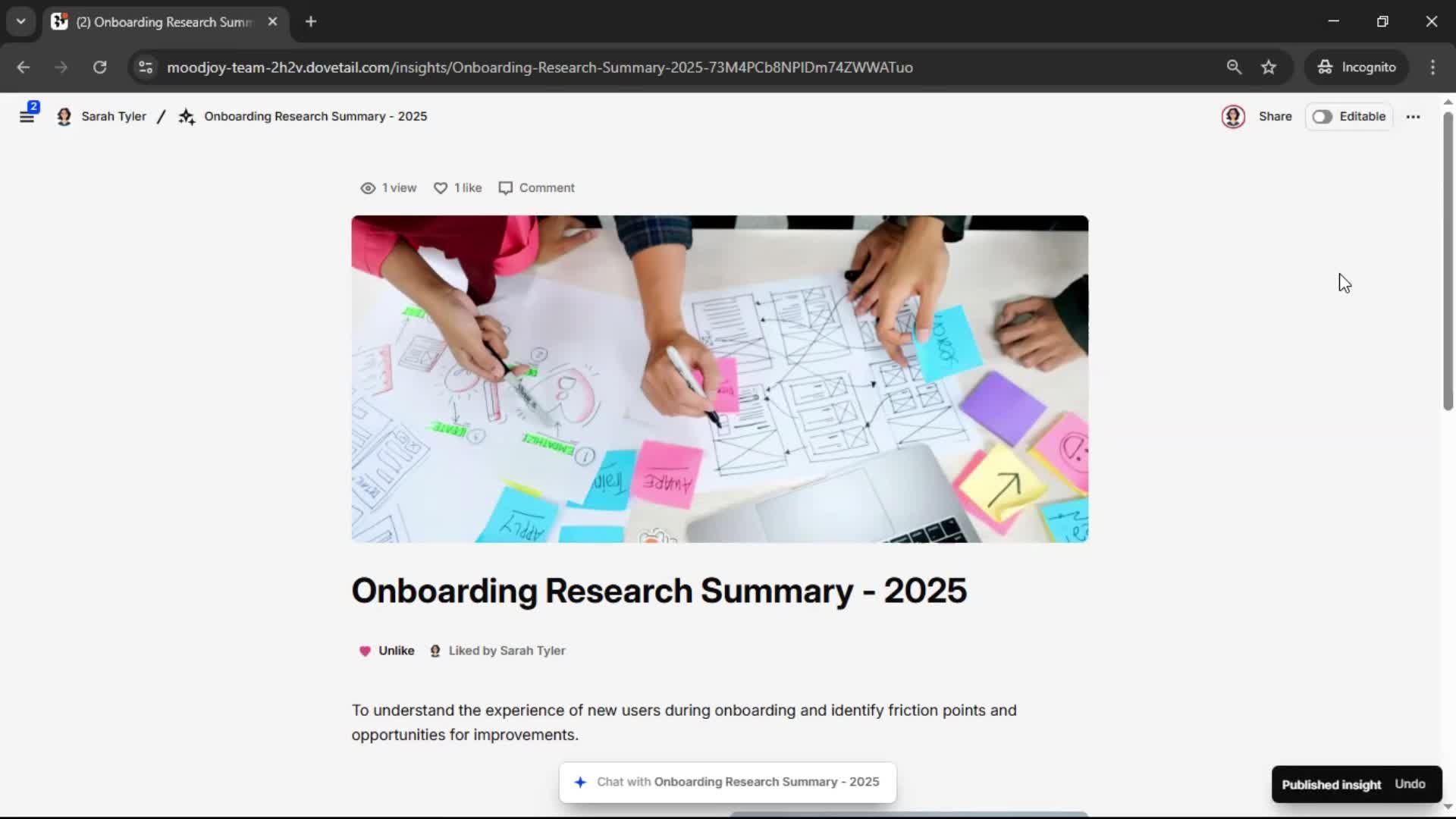 Creating a document screenshot