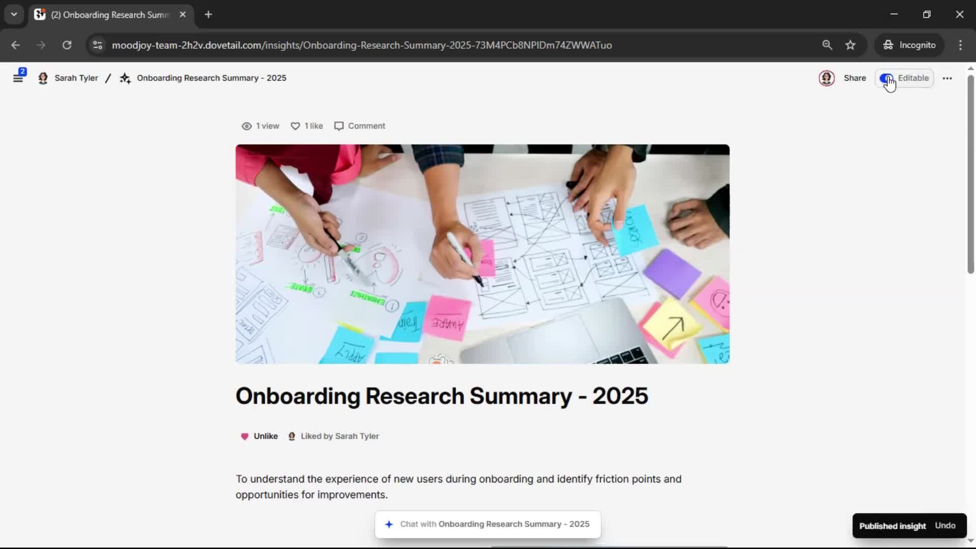 Creating a document screenshot