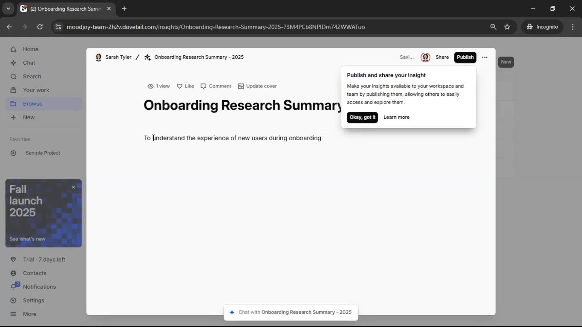 Creating a document screenshot