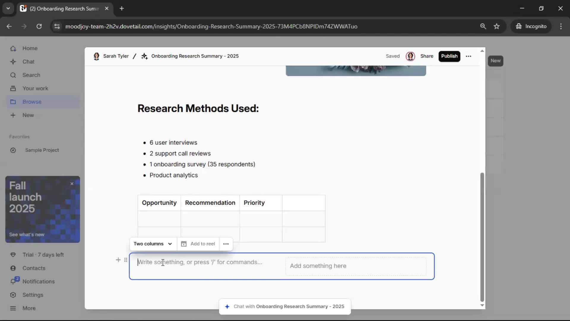Creating a document screenshot