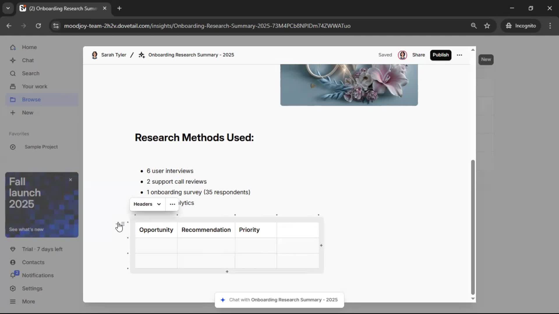 Creating a document screenshot