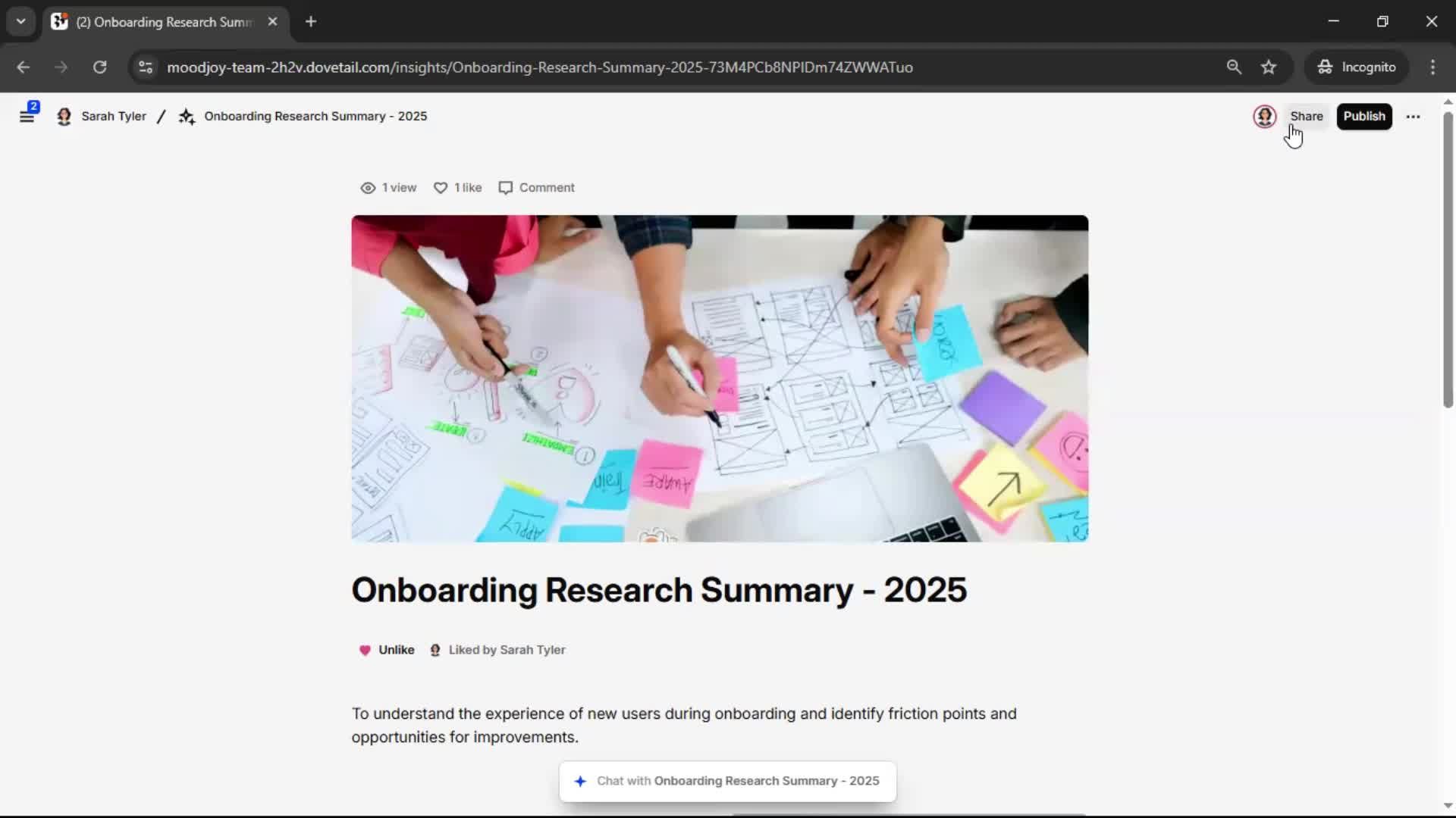 Creating a document screenshot