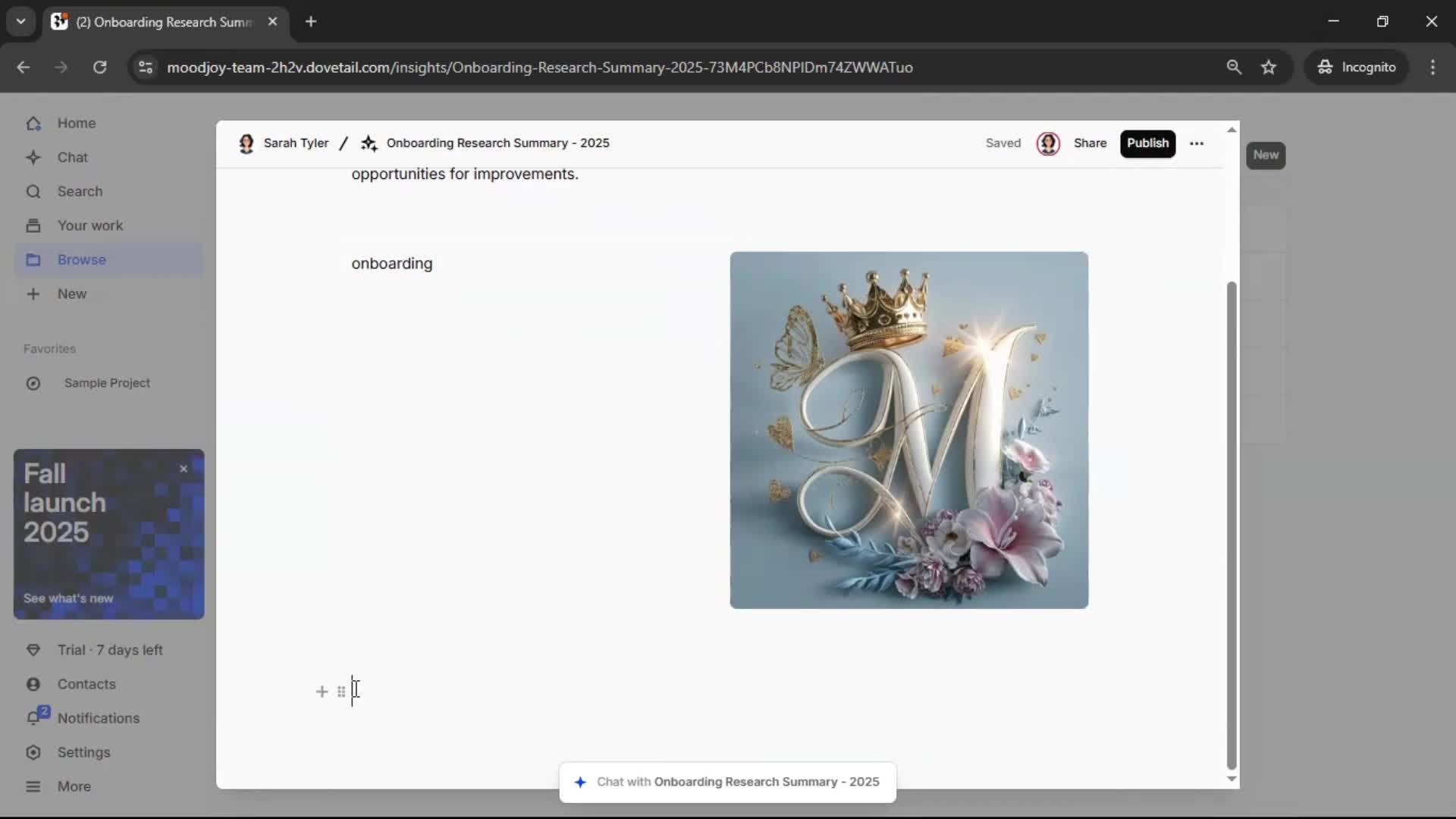 Creating a document screenshot