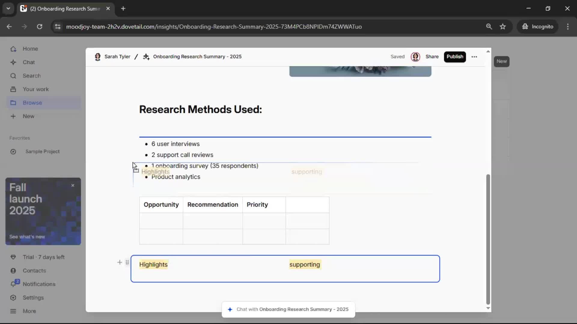 Creating a document screenshot