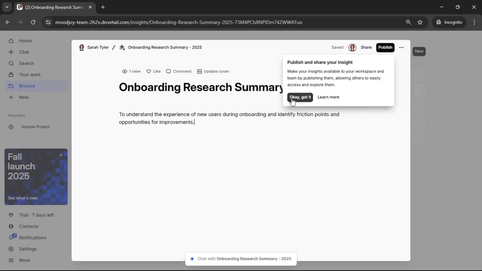 Creating a document screenshot