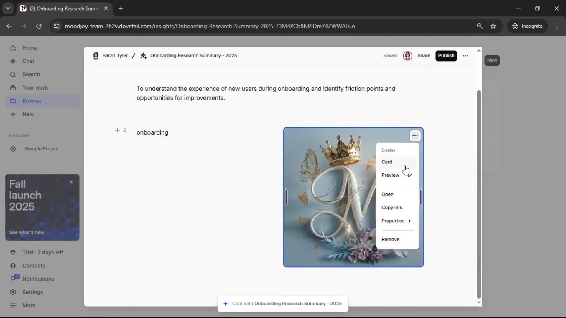 Creating a document screenshot