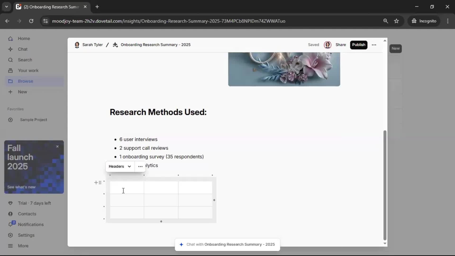 Creating a document screenshot